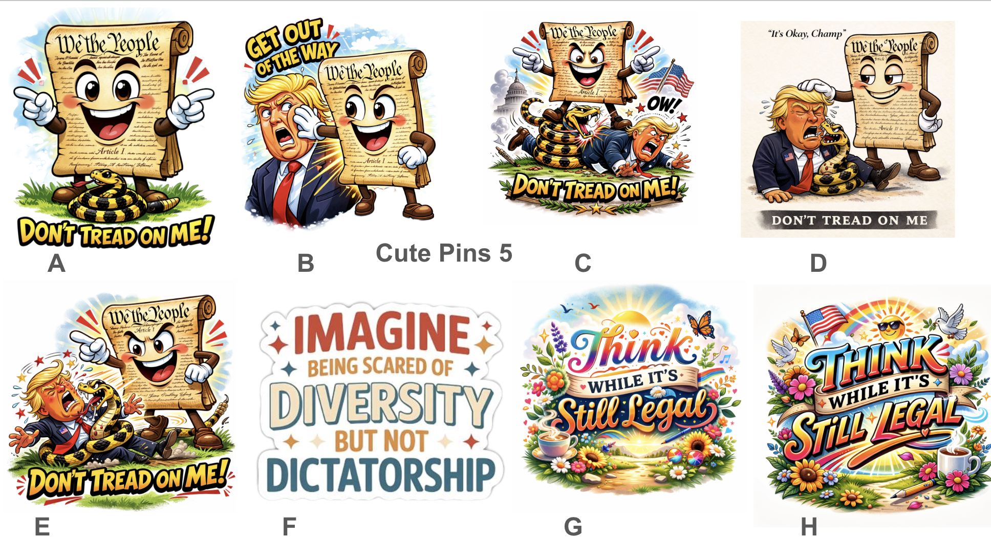 Cute Pins - 5