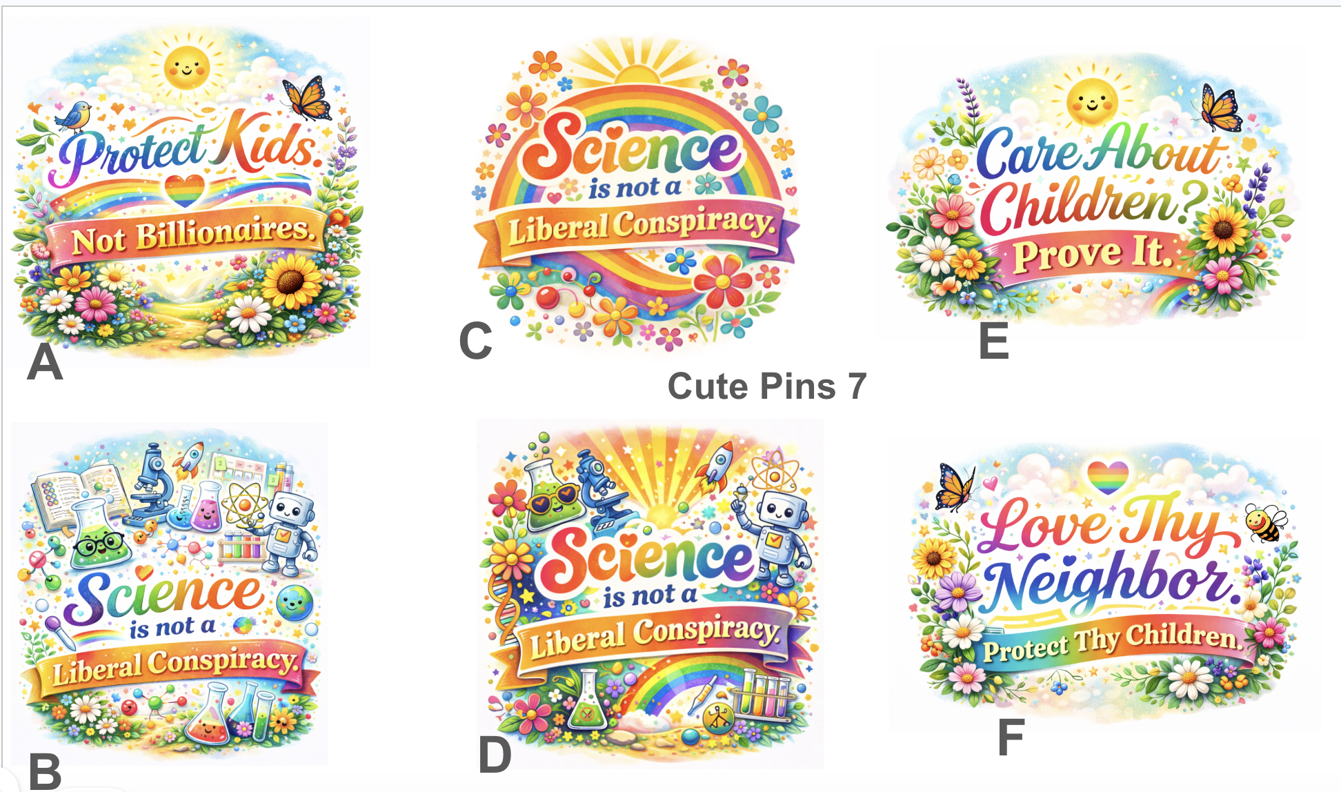 Cute Pins - 7
