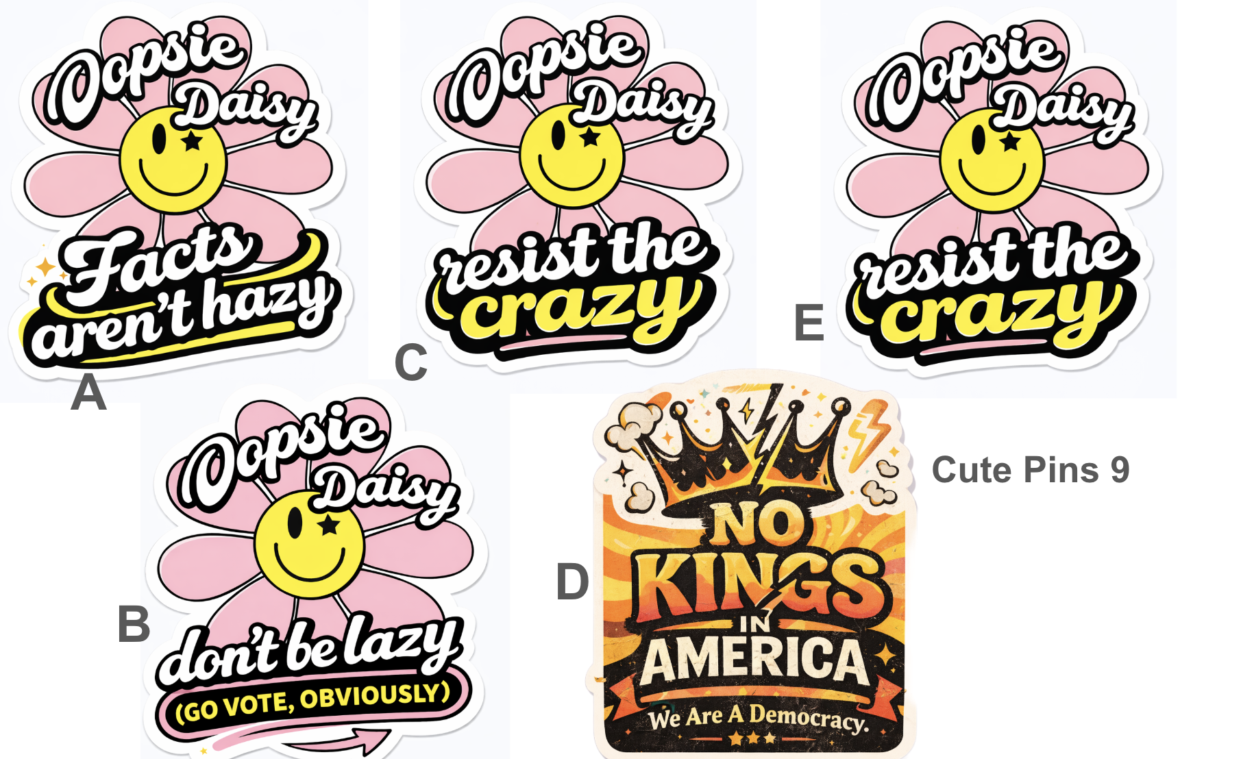 Cute Pins - 9