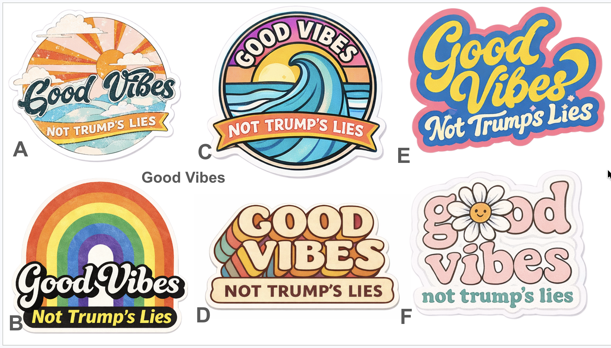 Good Vibes Stickers