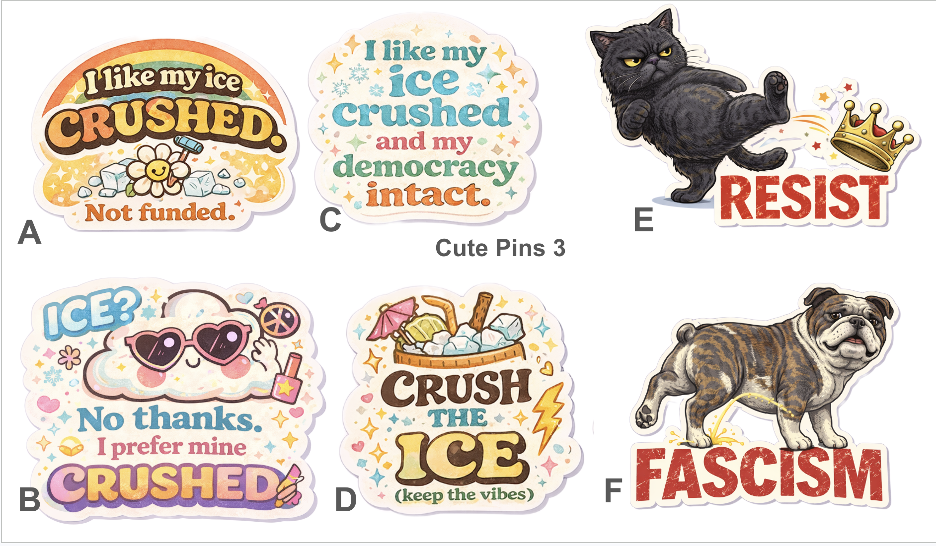 Cute Pins - 3