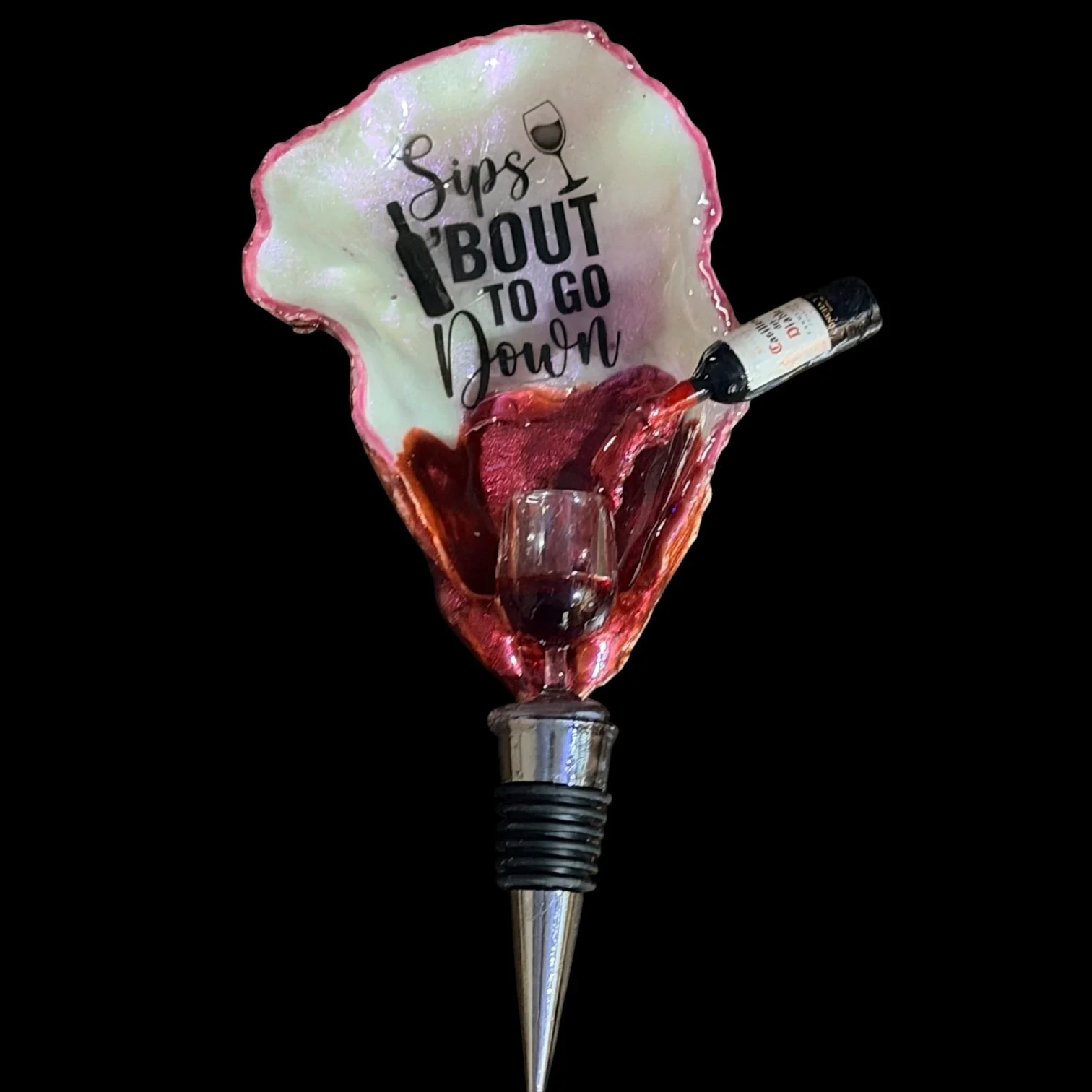 Sips ‘bout to go down Wine Stopper