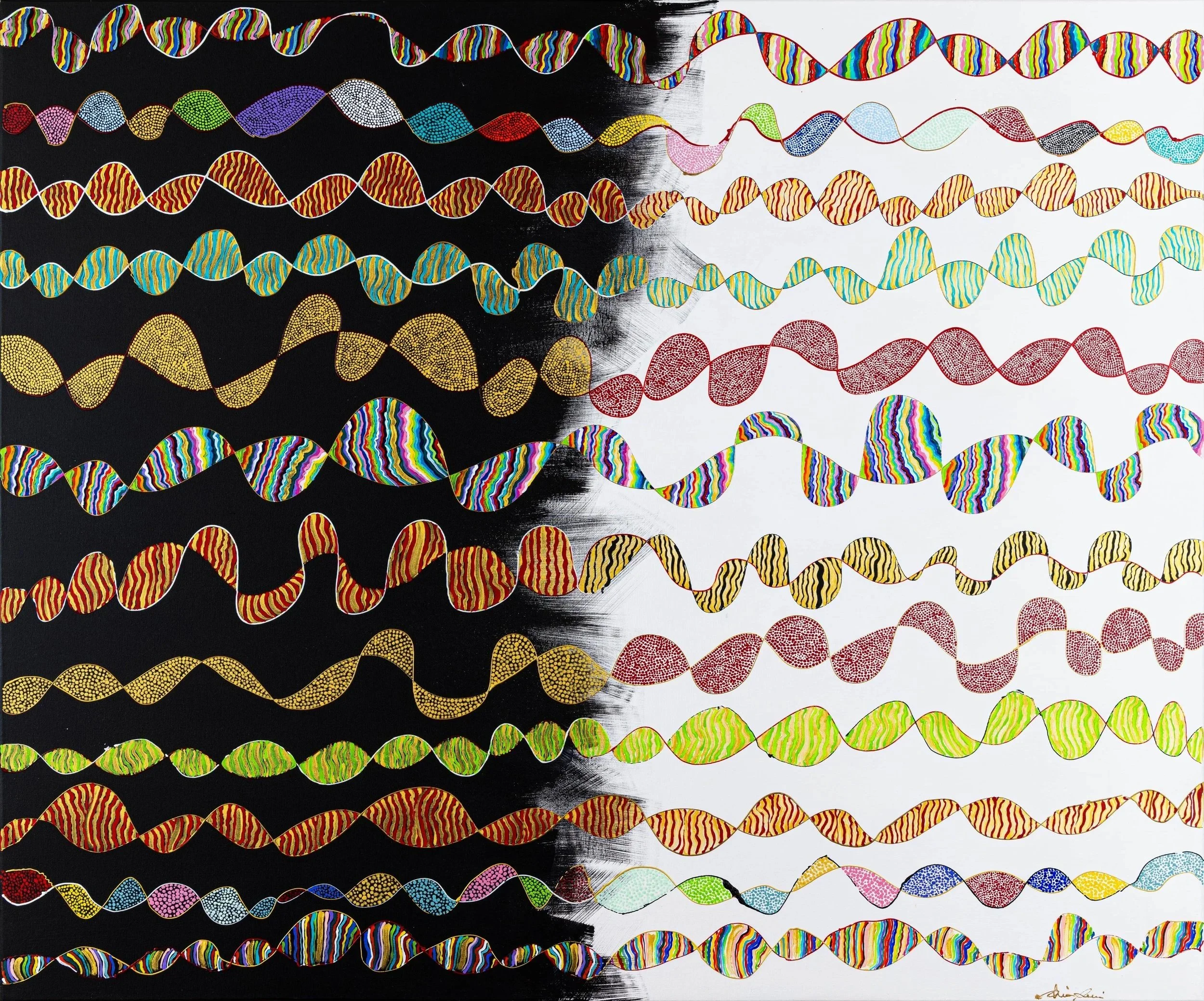 Distinti ma non separati, Distinct but not separated, Acrylic on canvas, 2020-100x120