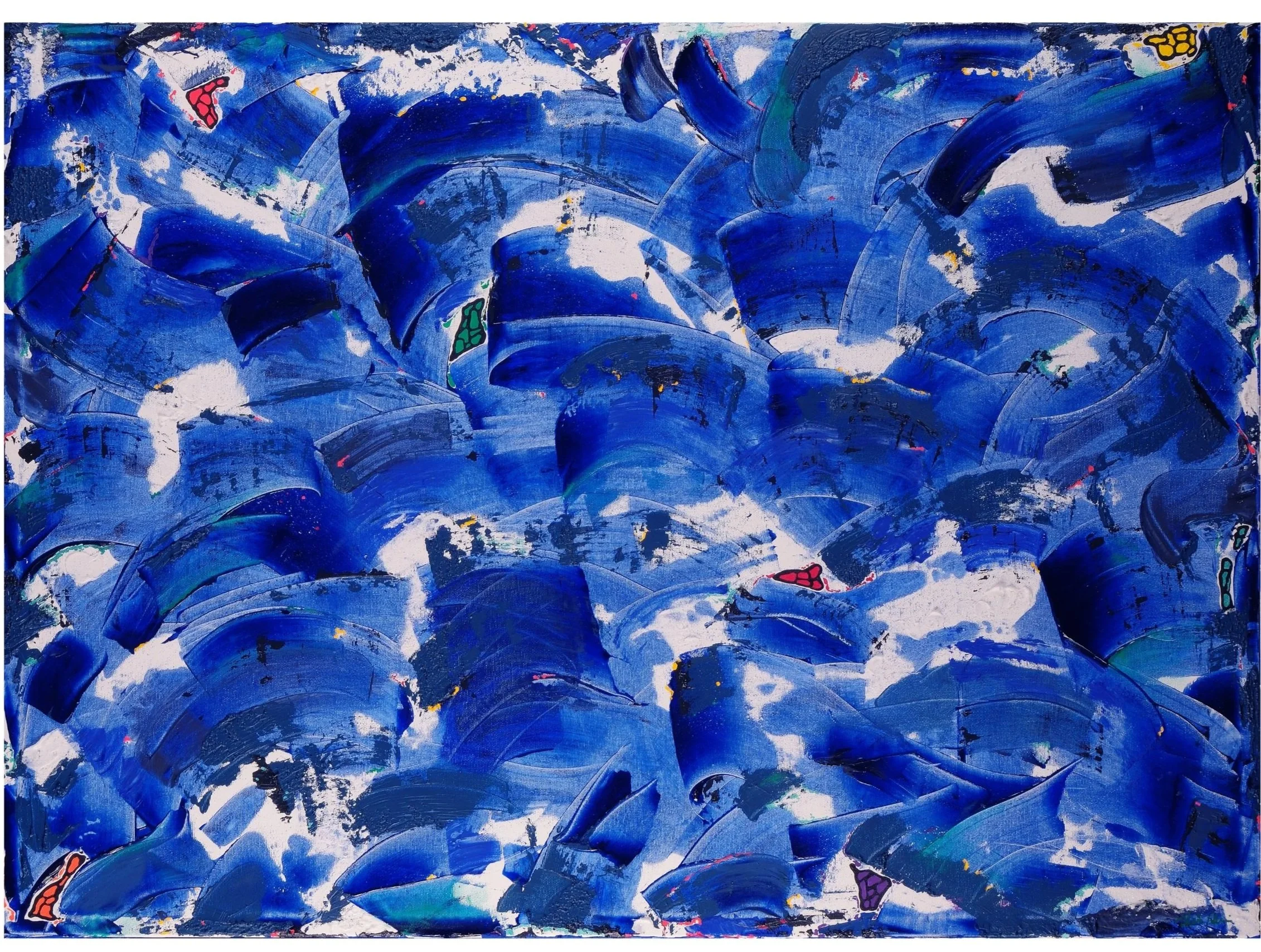Abisso, Abyss, Acrylic on canvas, 2026- 70x100