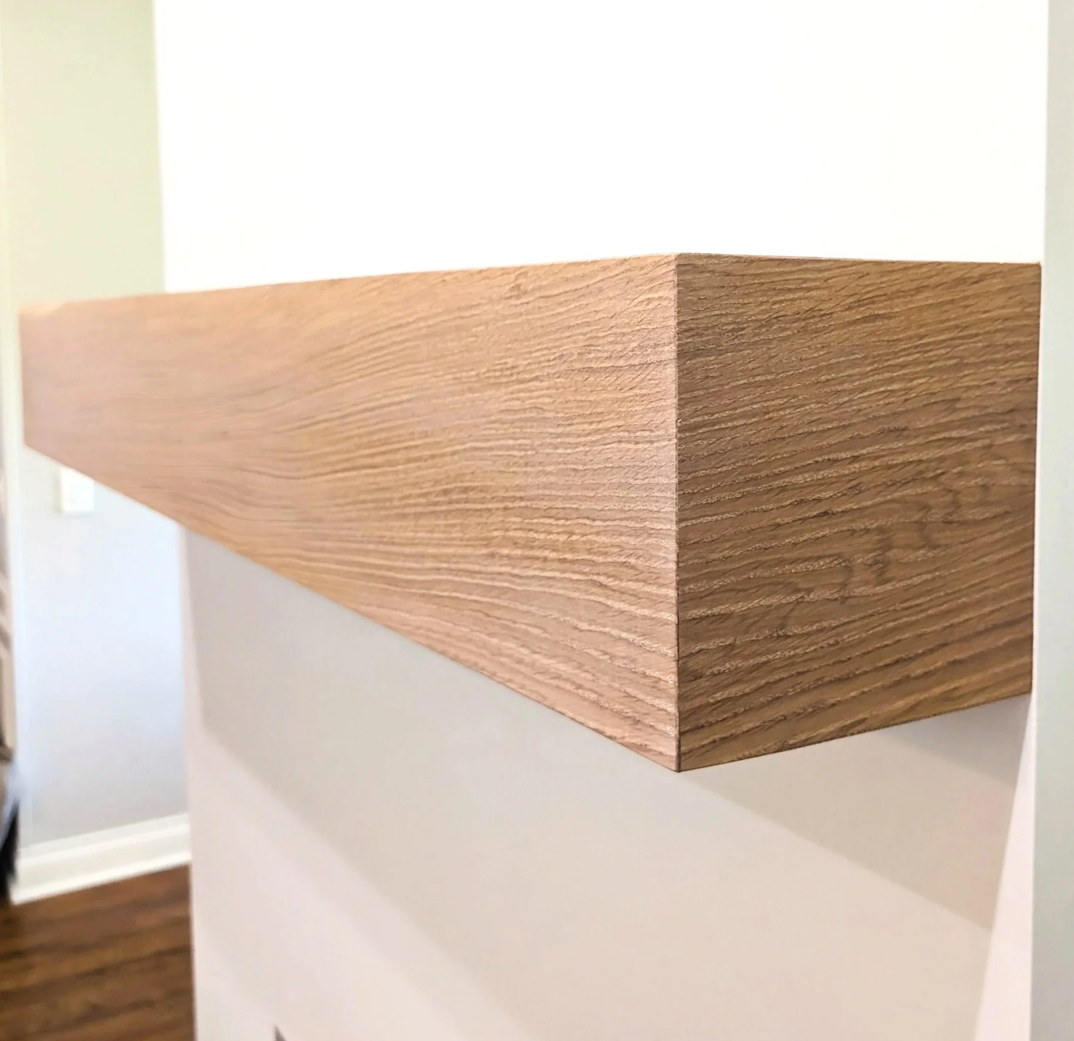 Rift Sawn White Oak Mantel - 2026