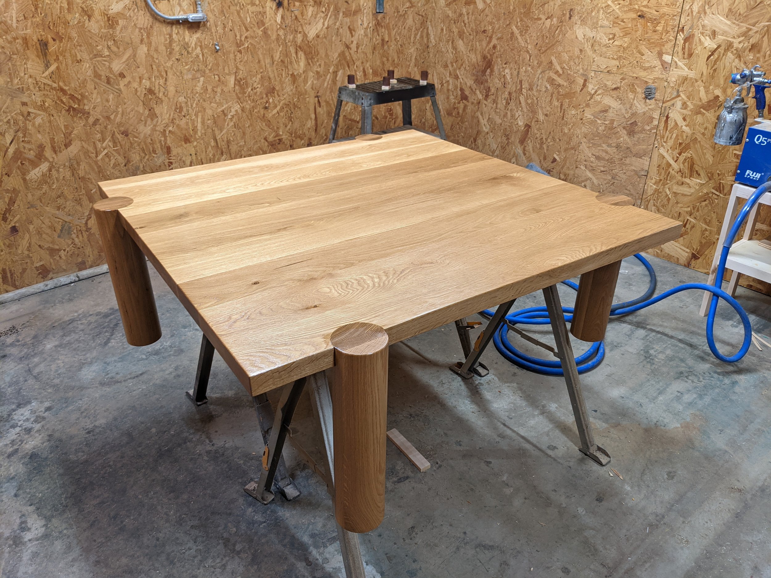 Ash Table with Round Offset Legs - 2022 with CE Design