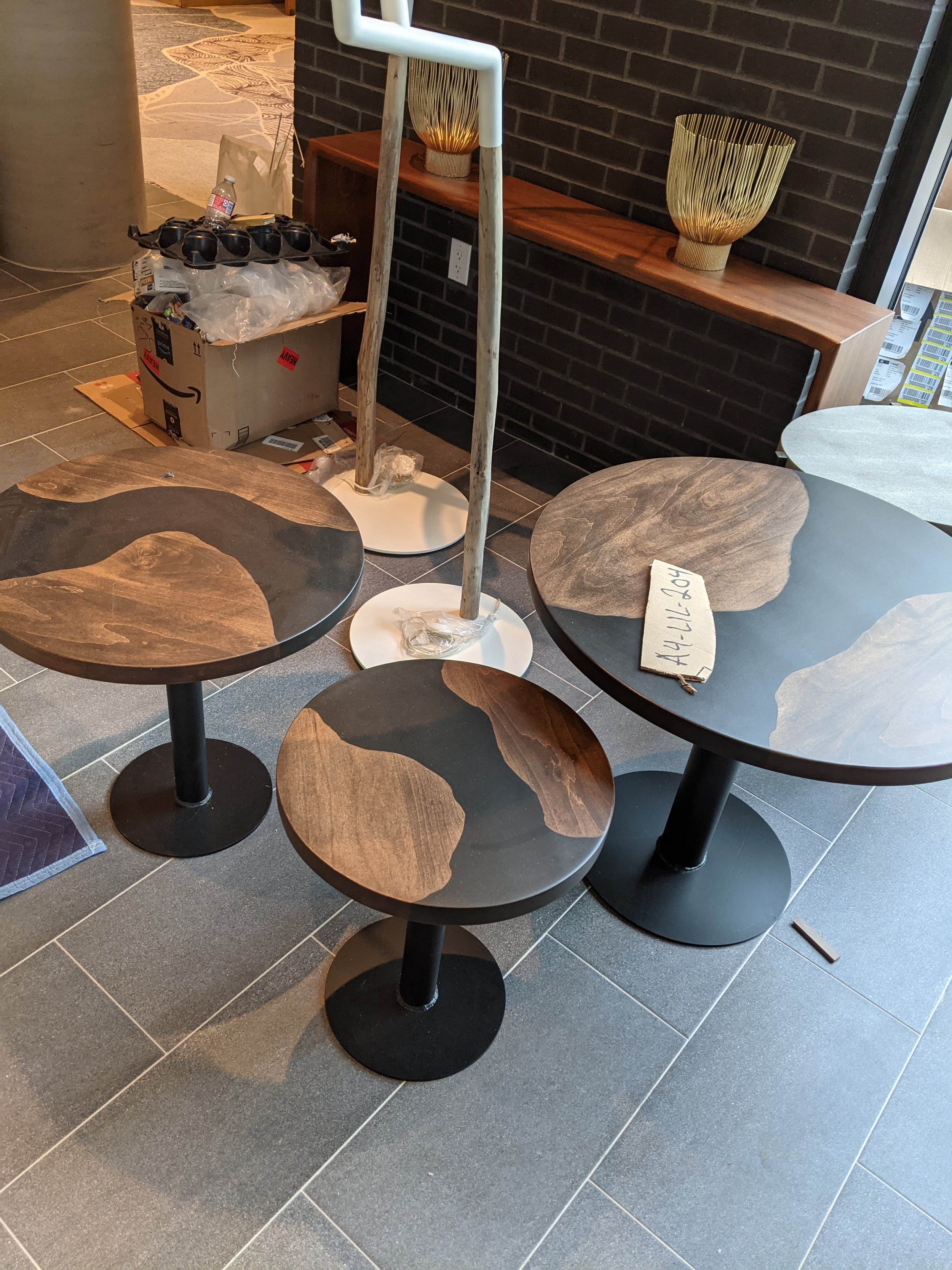 Epoxy River End Tables - 2021 with CE Design