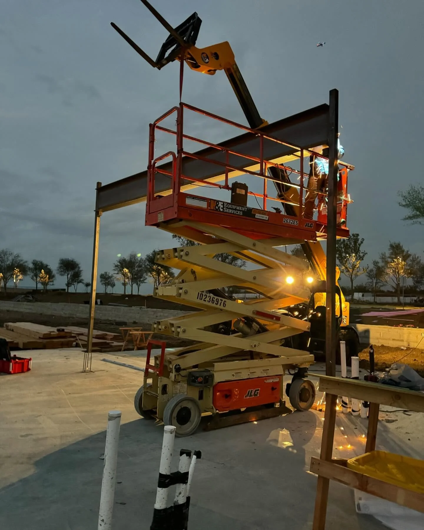 Big beams goin up! More to come soon!