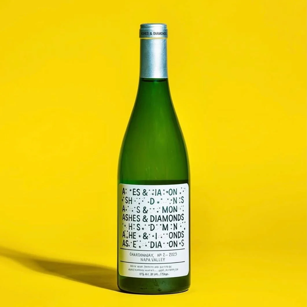 ✨ Ashes &amp; Diamonds Chardonnay ✨

A modern take on Napa Chardonnay &mdash; the golden hue comes from a short skin contact, bringing subtle texture and depth while keeping things fresh and balanced 💛

Available at Artisan! 🥂