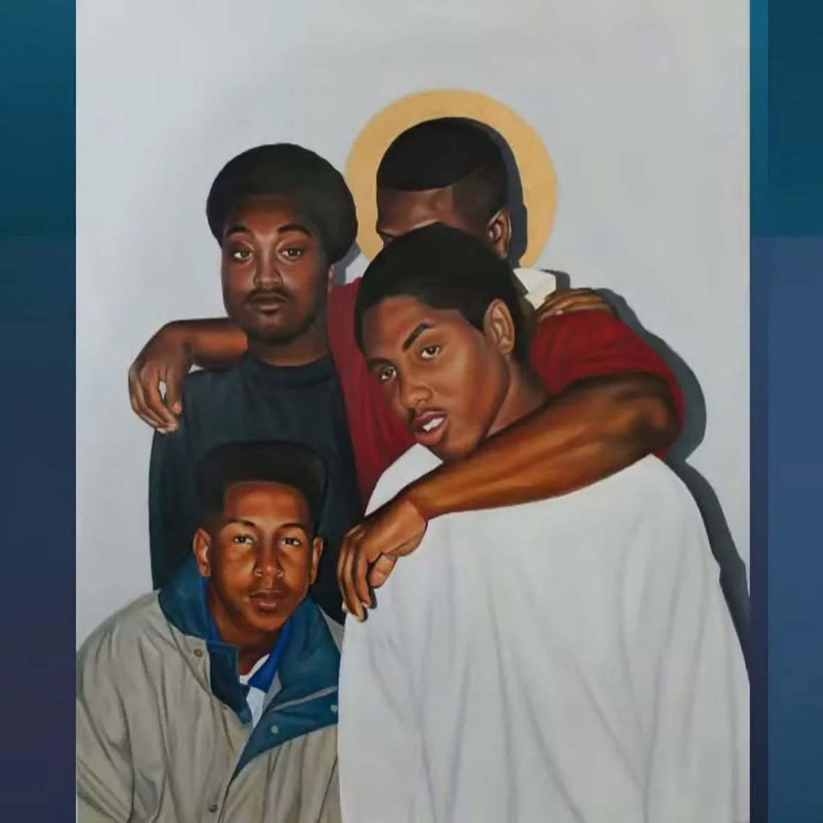 Another favorite of mine by Anthony Lee Pittman&hellip; &ldquo;Sons Like Me&rdquo; (2020) 🦋🙏🏾🟡
