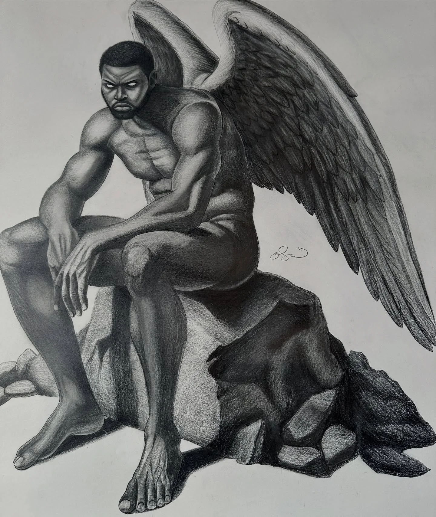 &ldquo;Fallen Angel&rdquo; (2024) by @anthnyxyz