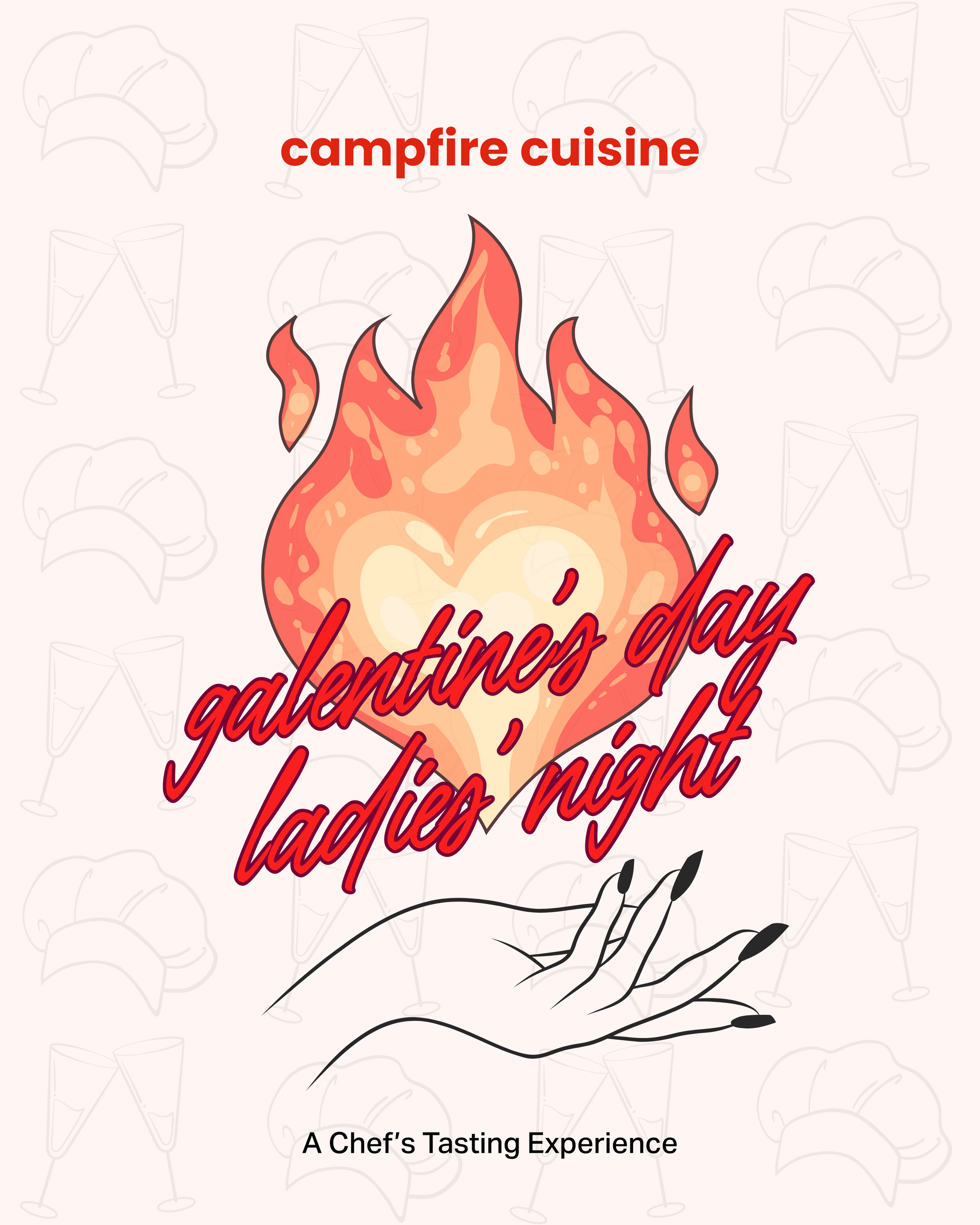 (Feb. 13th) Galentine's Day Ladies' Night: A Chef's Tasting Experience