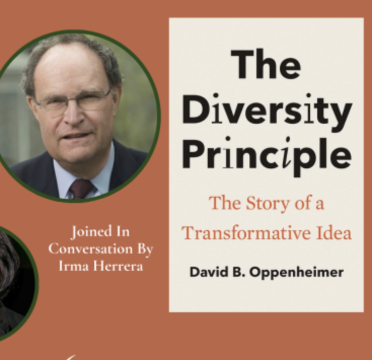 Mrs. Dalloway’s Presents David Oppenheimer's The Diversity Principle