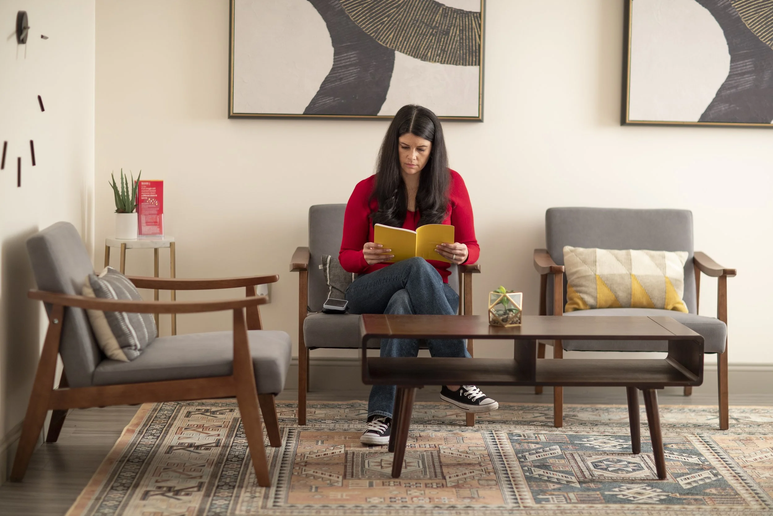 Once you have met with the doctor and we have determined Spravato treatment to be a viable option, we here in the office take care of getting you covered and getting your medication shipped to our office. Your job is to prepare yourself for treatment