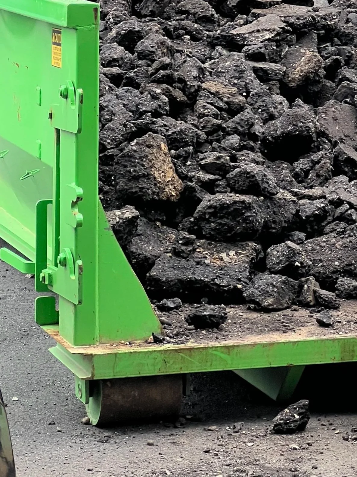 The old asphalt driveway was unsightly and impermeable.  