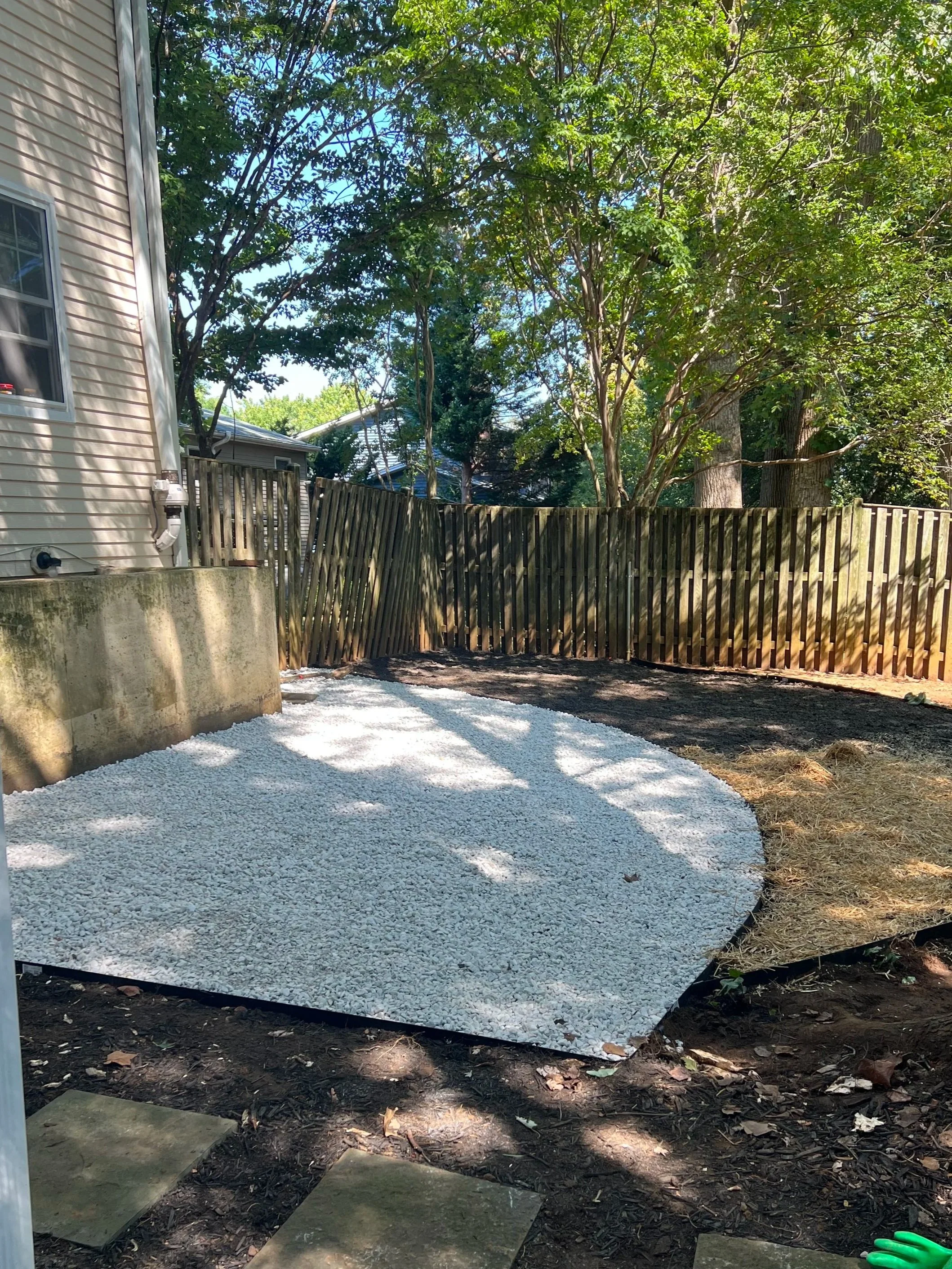 Work in progress.  In the end, the homeowner had the contractor install the first plan due to the higher cost of the second option.