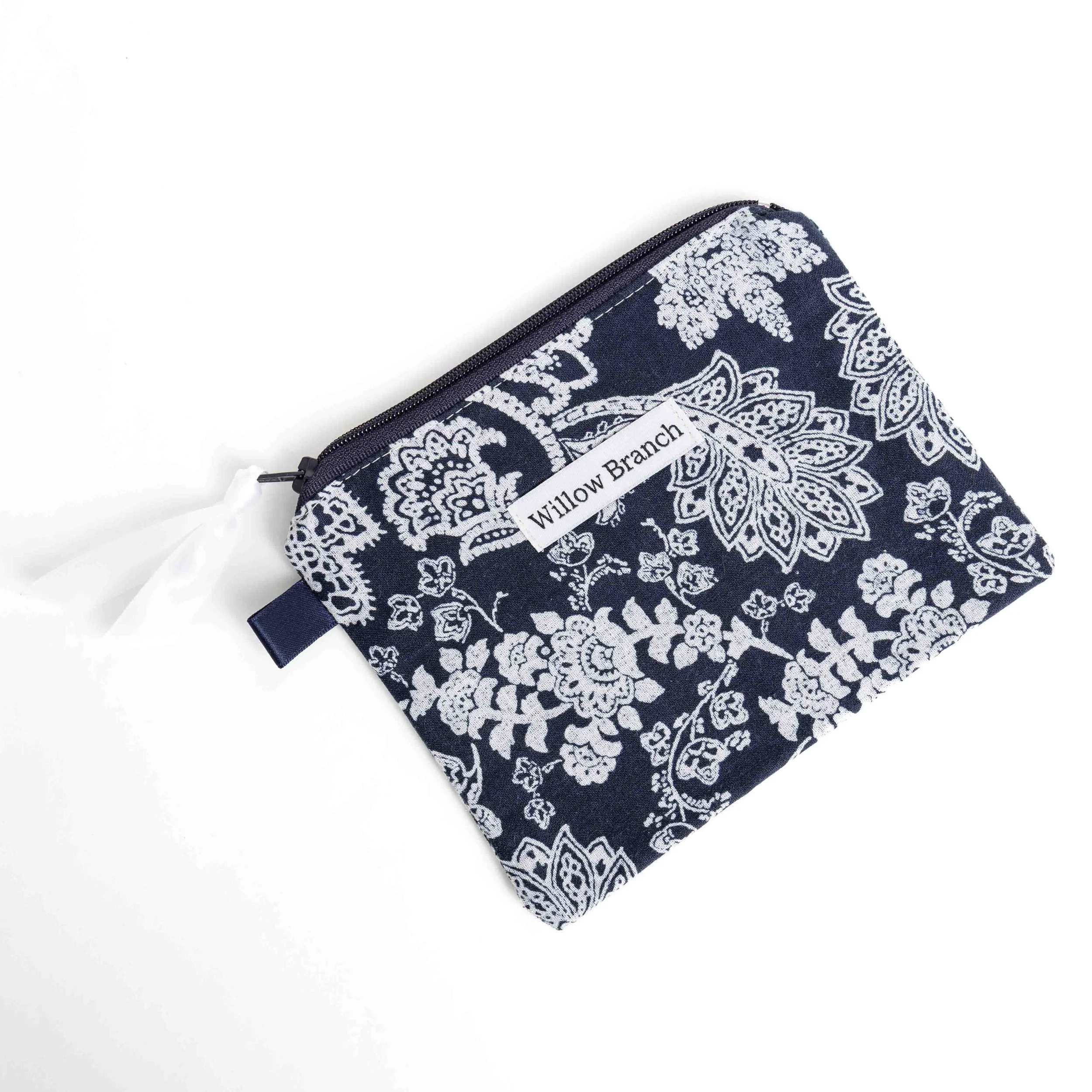 Navy Bandana Flat Pouch smaller
