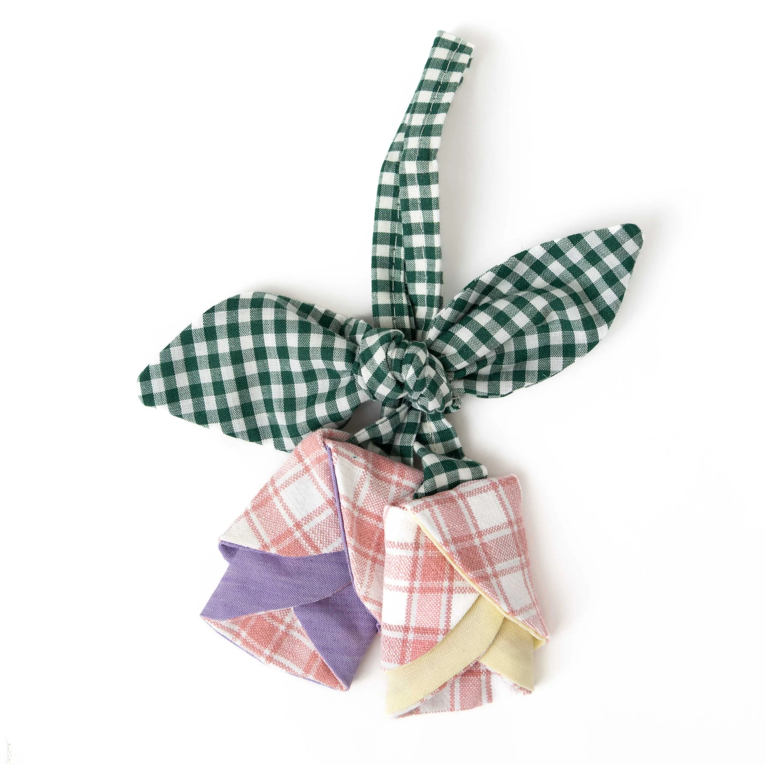 Pink and Purple Tulip Purse Charm