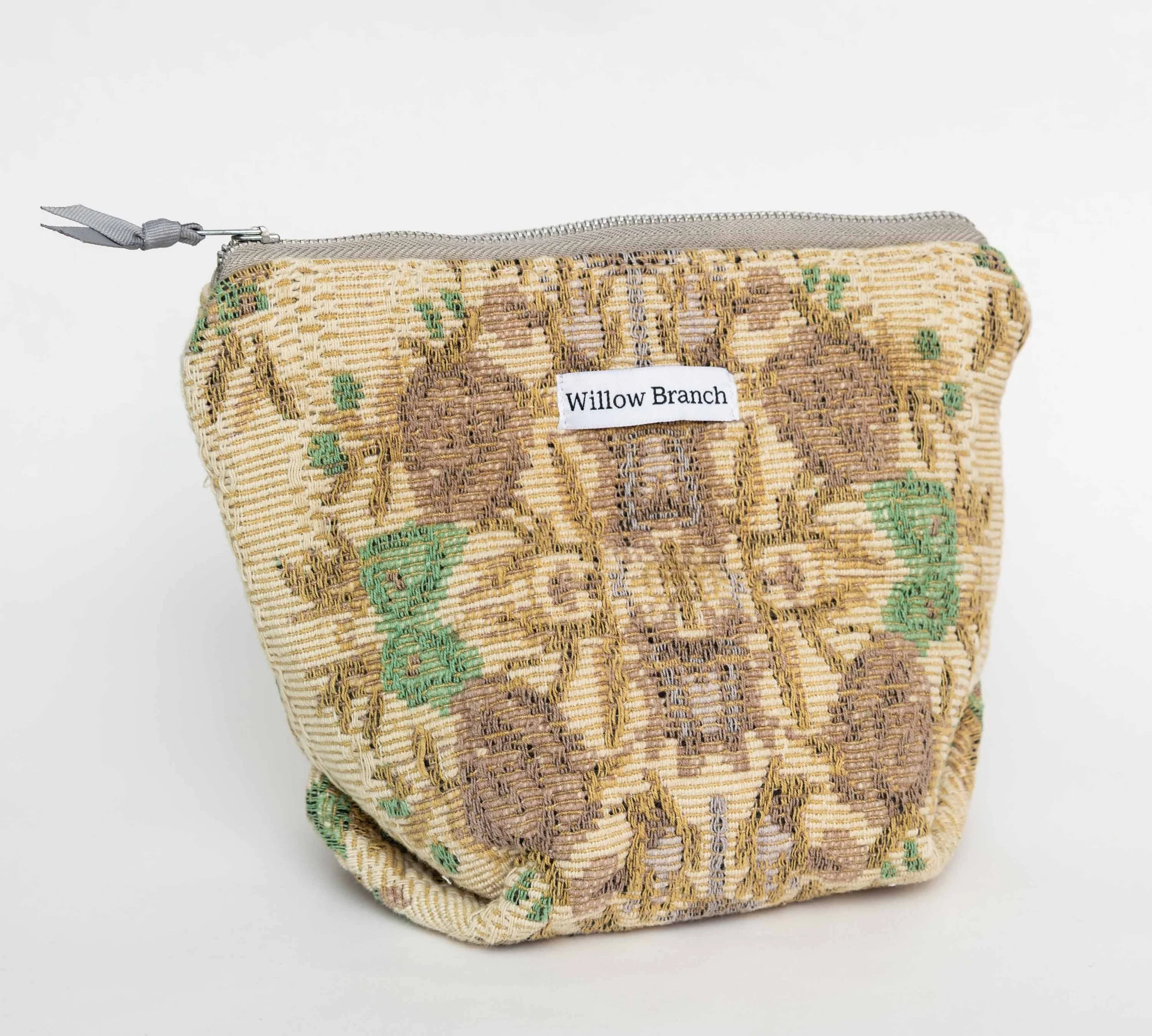 Triangle Makeup Bag from Table Runner