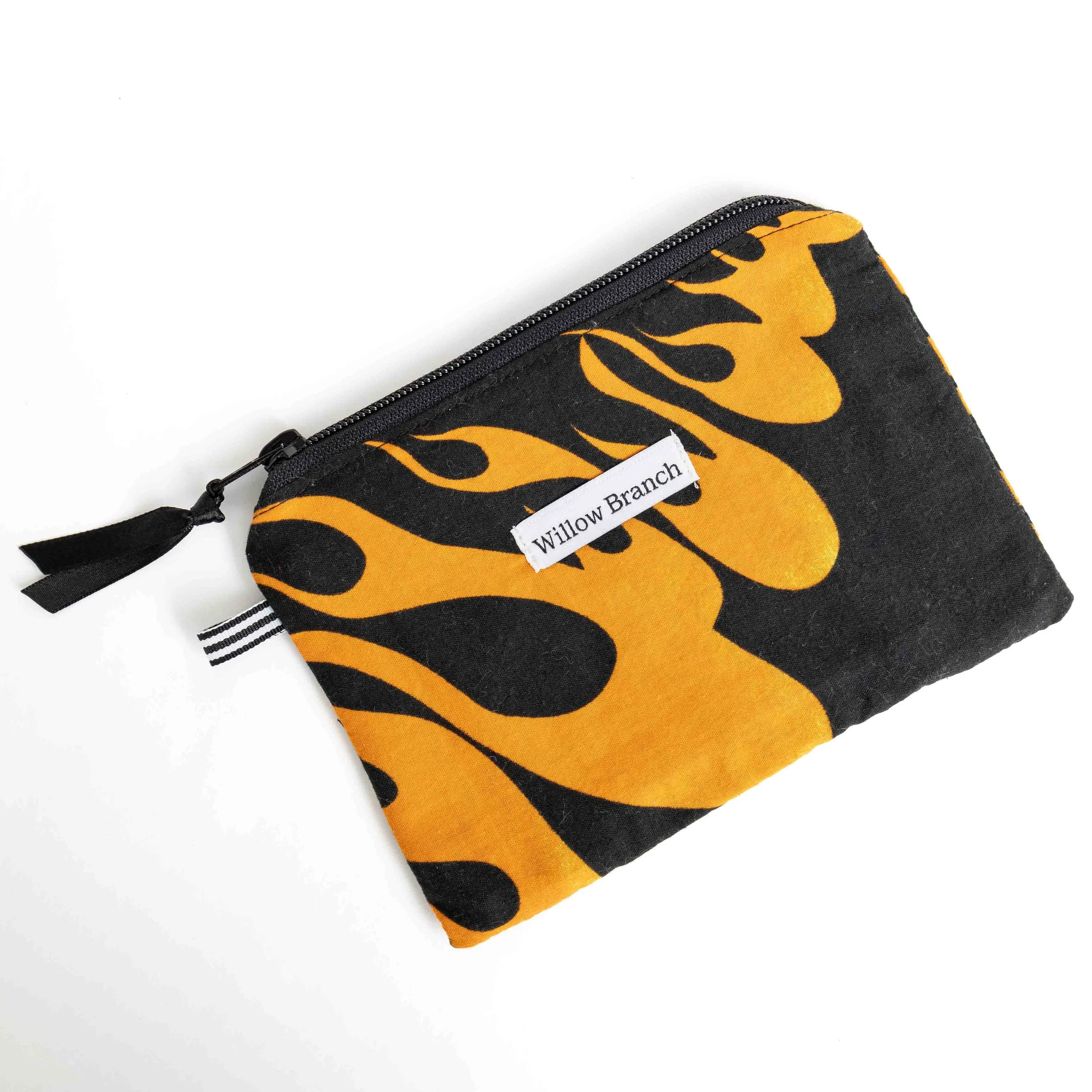 Flame Bandana Flat Pouch
