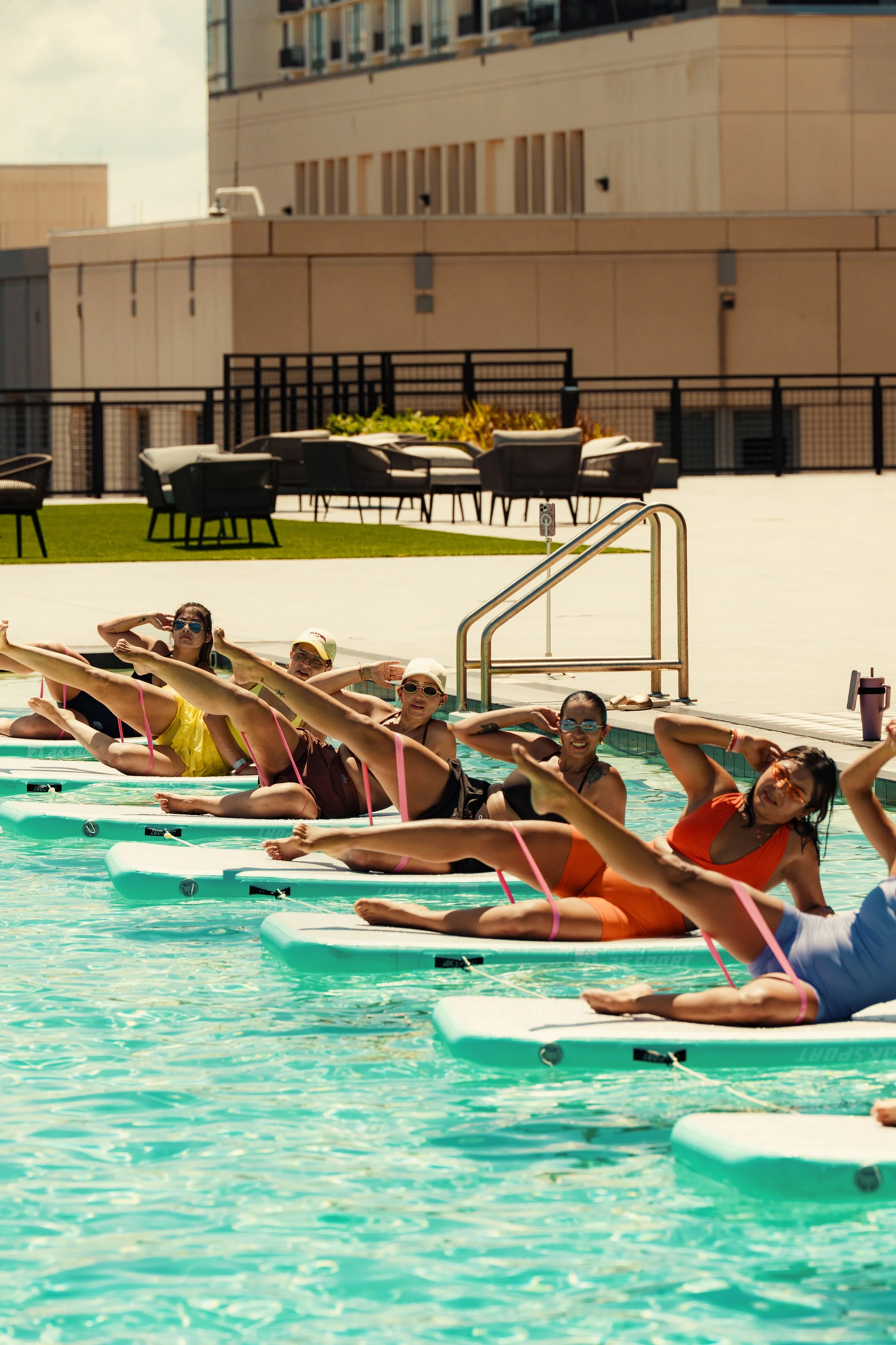 Aquaboard Pilates Classes: Bad Bunny x House Music Edition