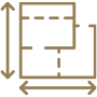 Diagram of a rectangle with dimensions labeled for height and width