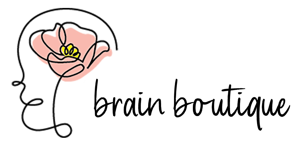 brain boutique logo design