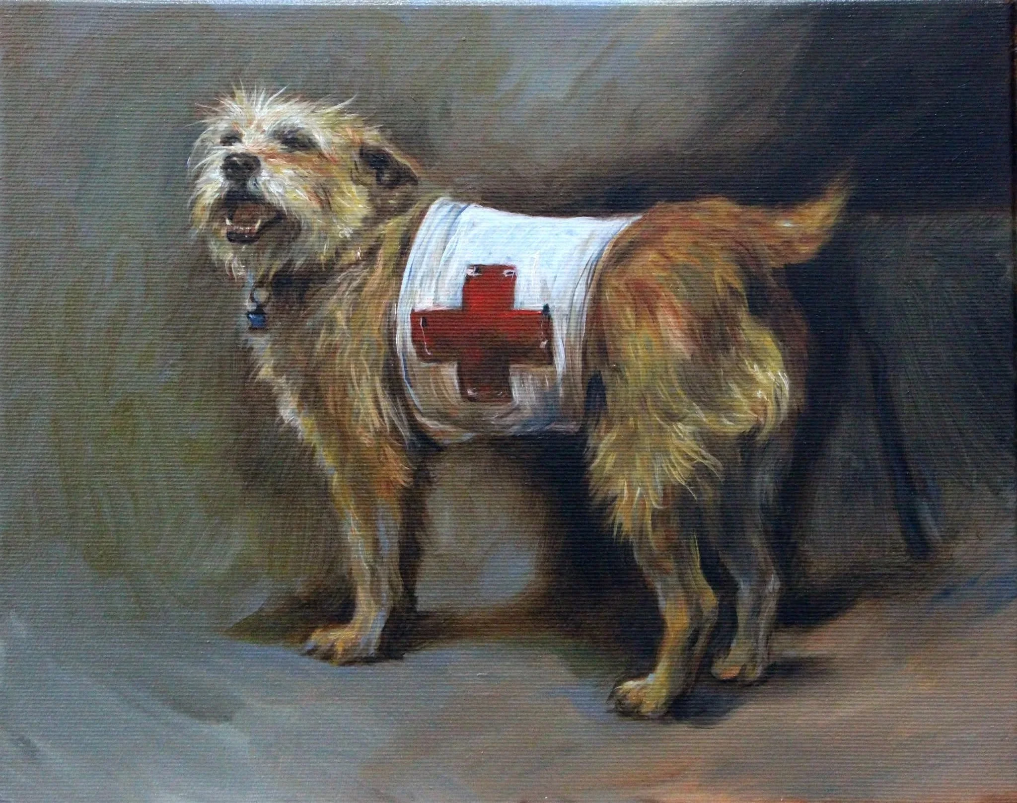 Axel Pahlavi, bête comme l´amour, Oil on canvas, 24x30 cm, 2025