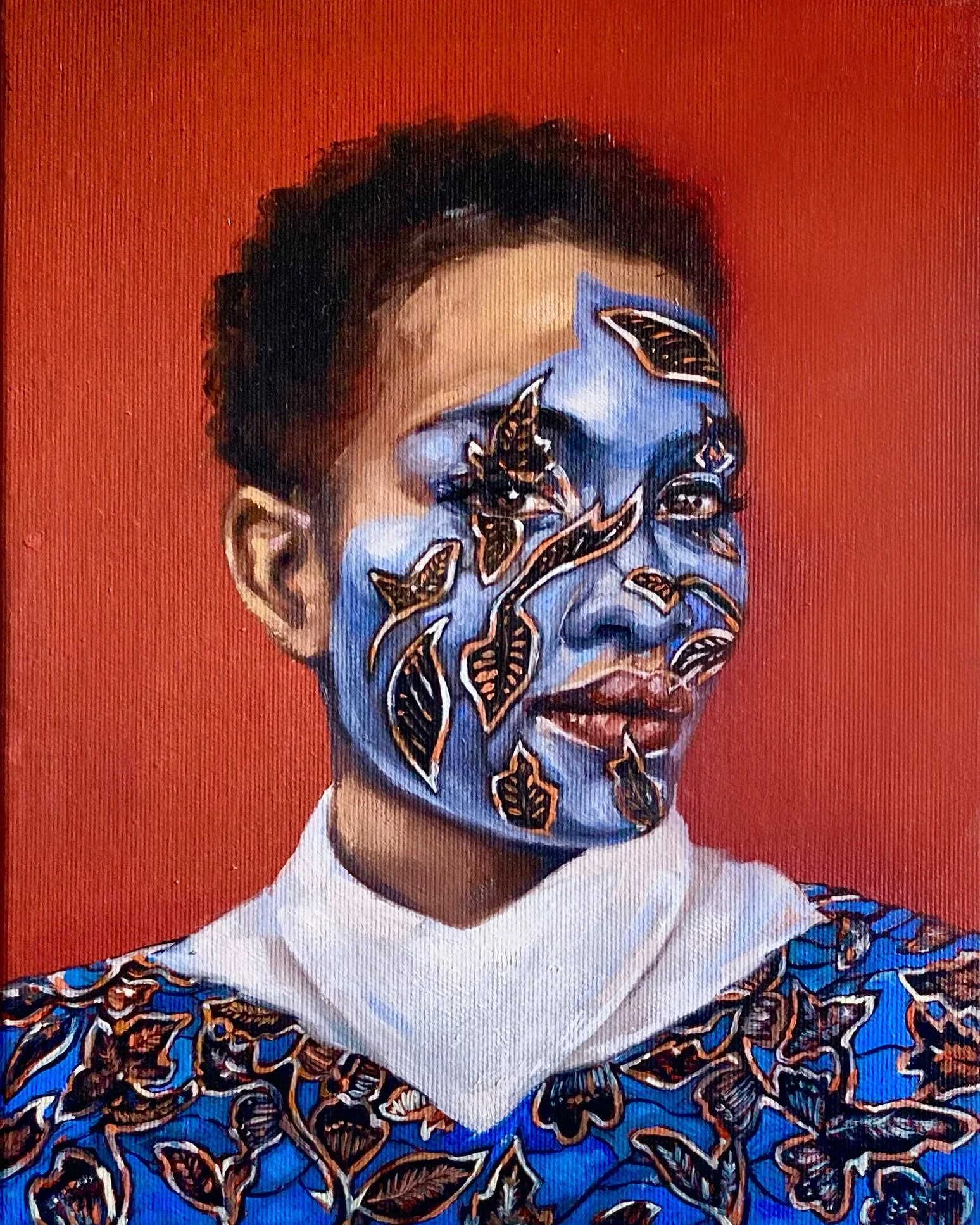 Nadia Valeska, Dazzle Me (III), oil on canvas, 30x24 cm, 2023