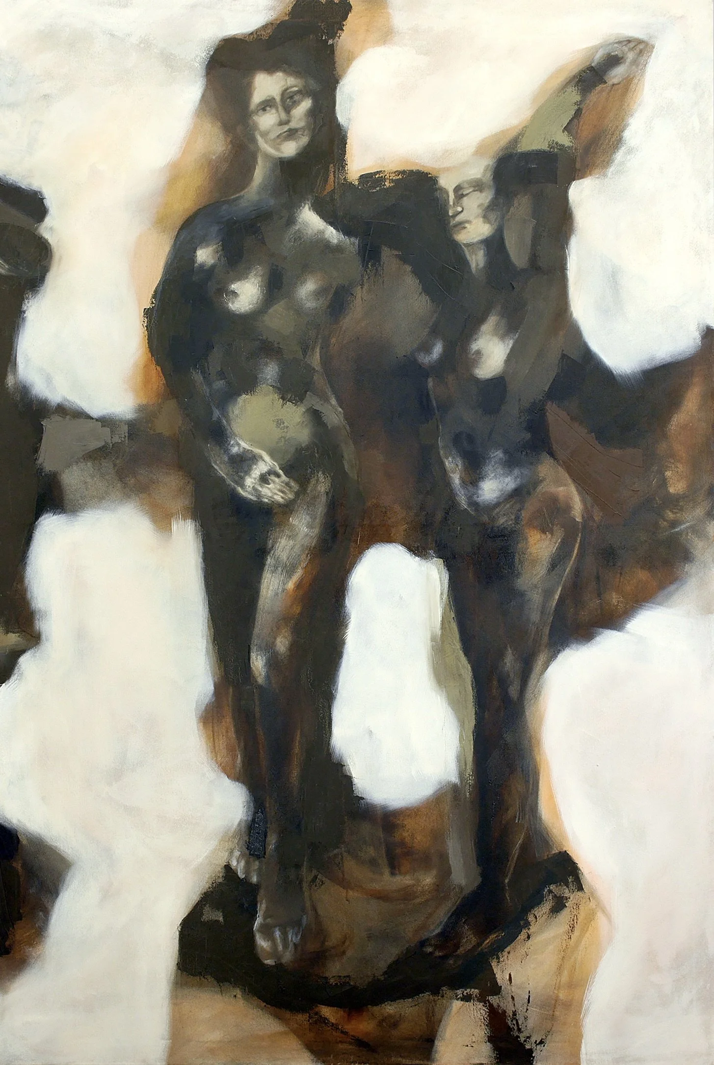 Triptychon Dekonstruktion (right), oil on canvas, 175x120cm each