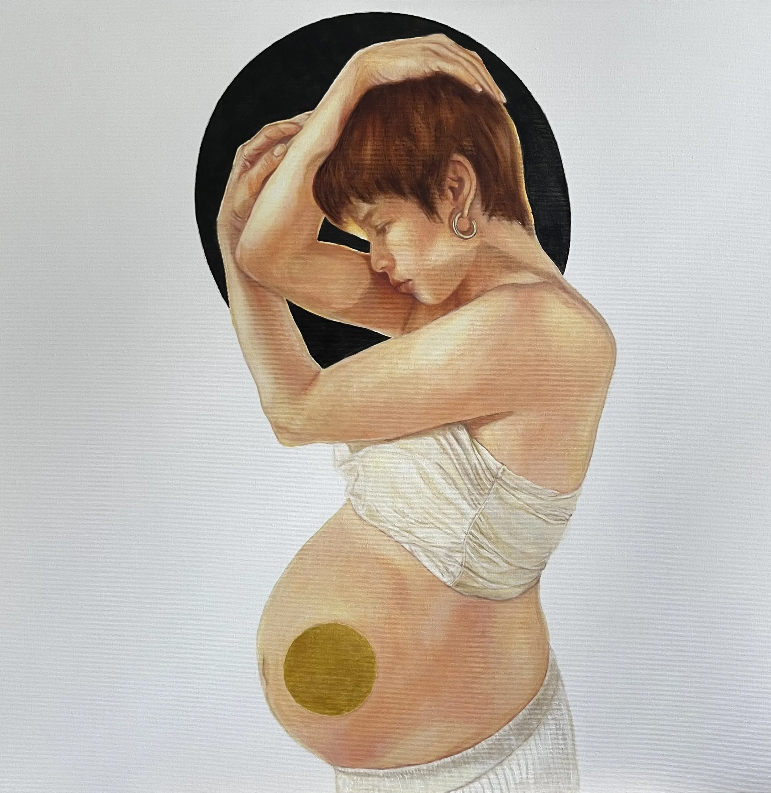 Ying&Yang, Oil on canvas, 80 x 80 cm, 2025