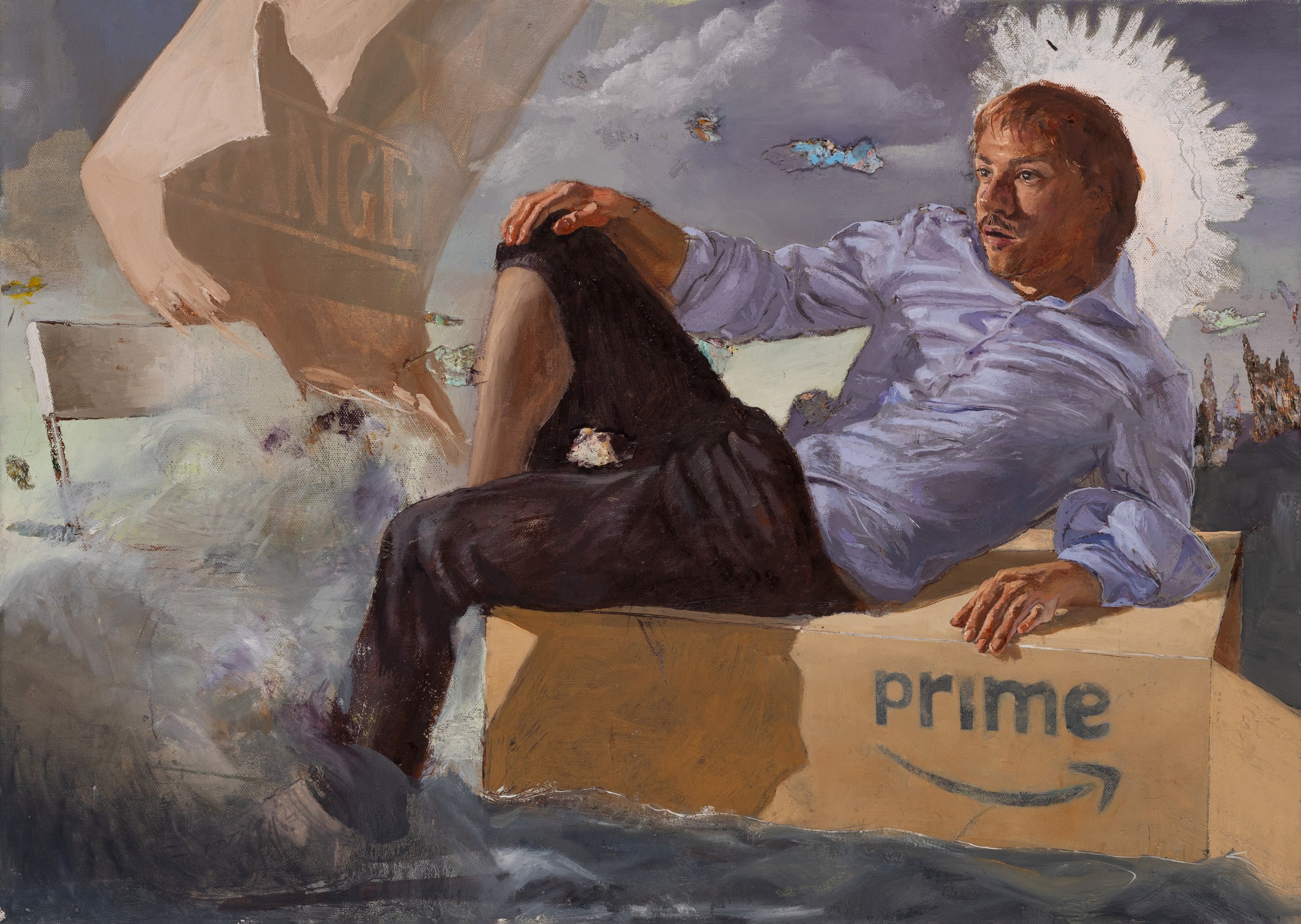 Noah, 2025, Oil on canvas, 50x70cm, 4.000 €