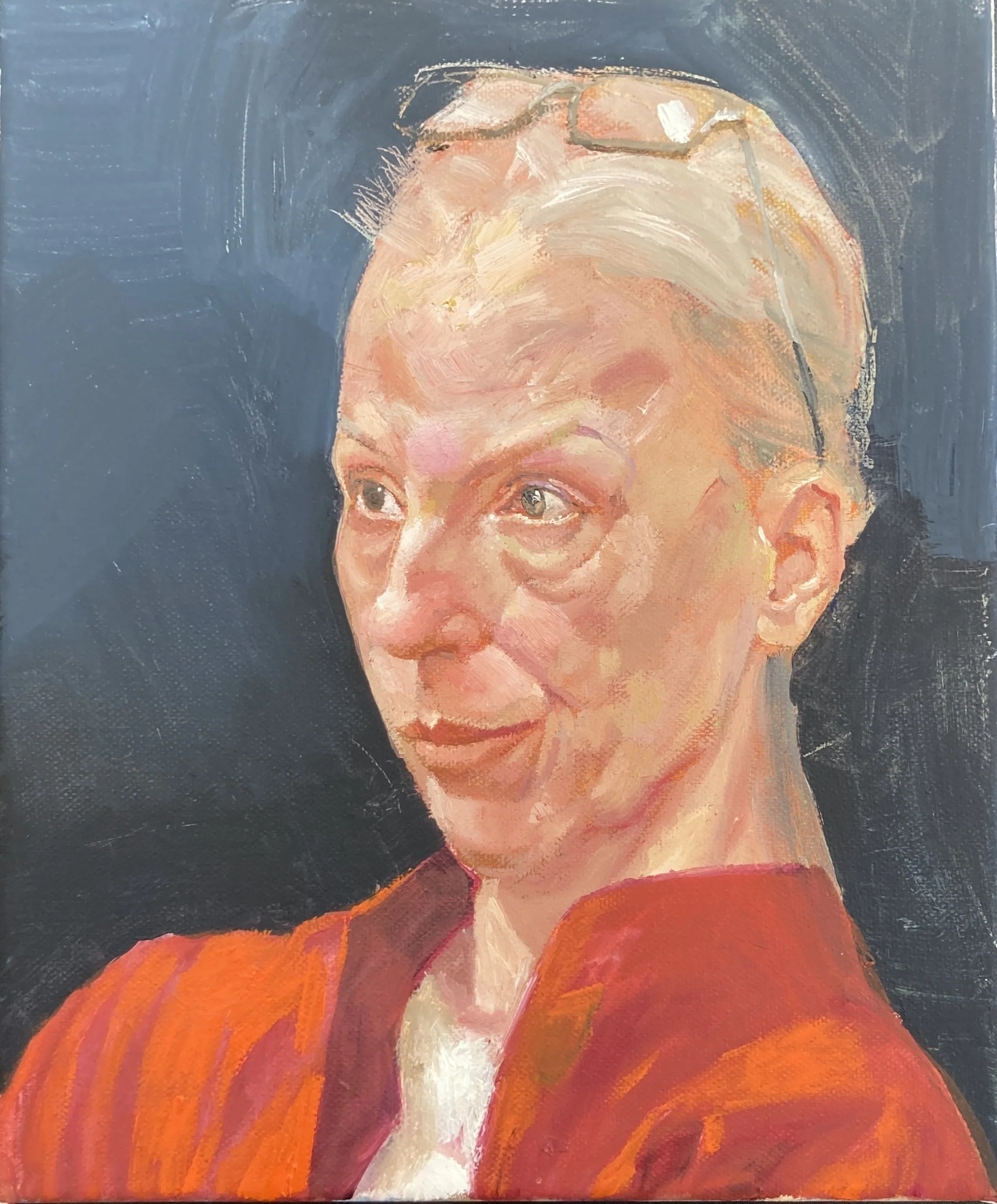 Portrait Study, 2026, Oil on canvas, 25x30cm, 1.850 €