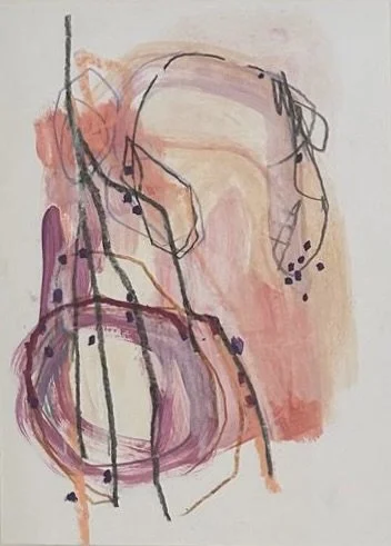 untitled, Series COSIMUTION IN COSMILUTION, mixed media on paper, 15x21 cm, 2026, 590 € (framed)