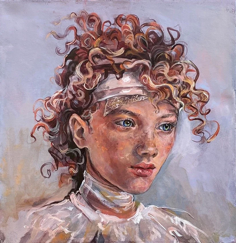 DANCE WITH SOMEBODY, 2023, 30x30cm, oil on linen