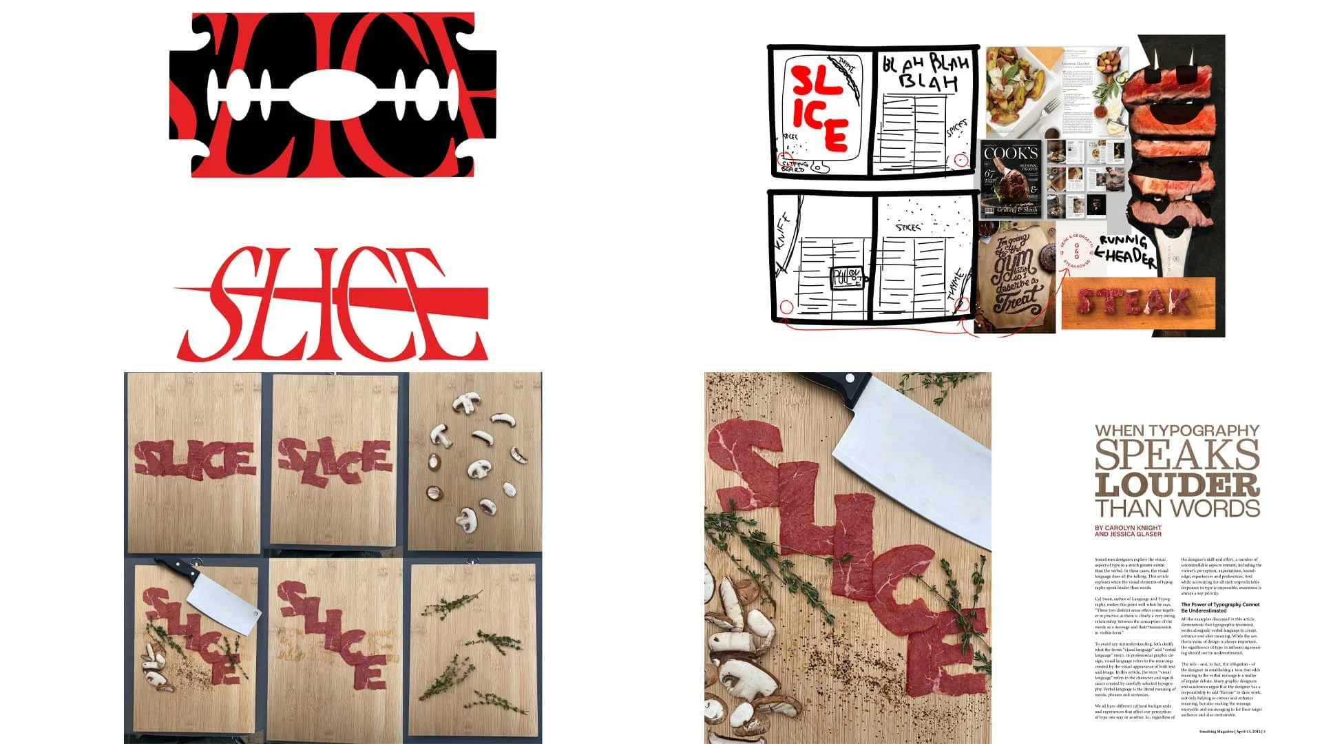 a photo of slice project work in progress