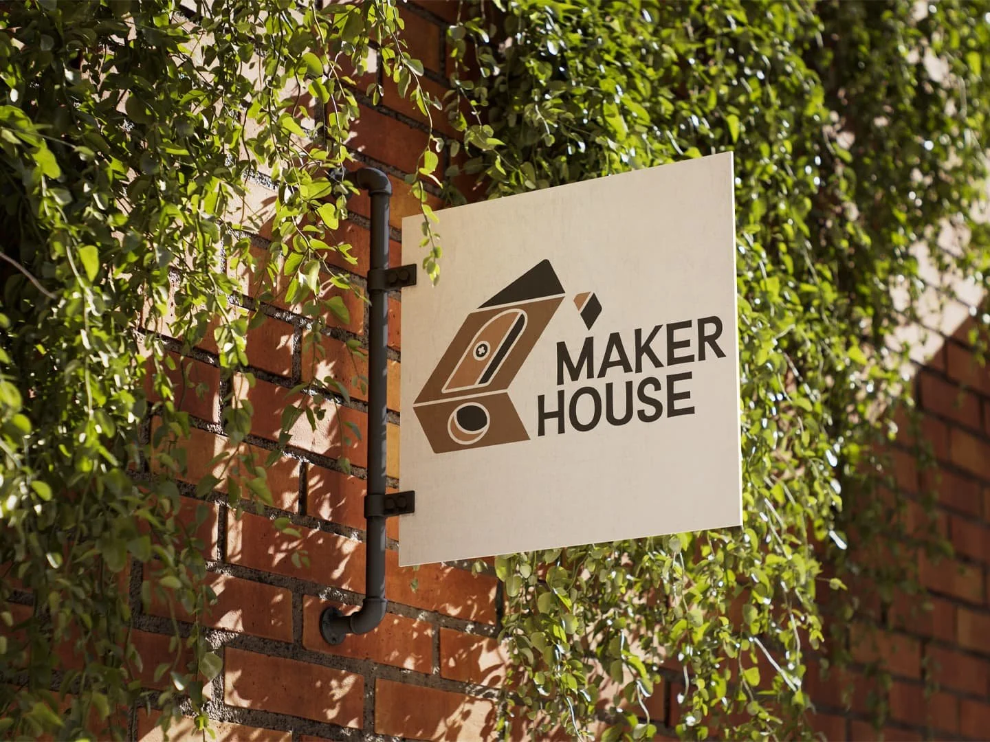 a photo of maker house logo