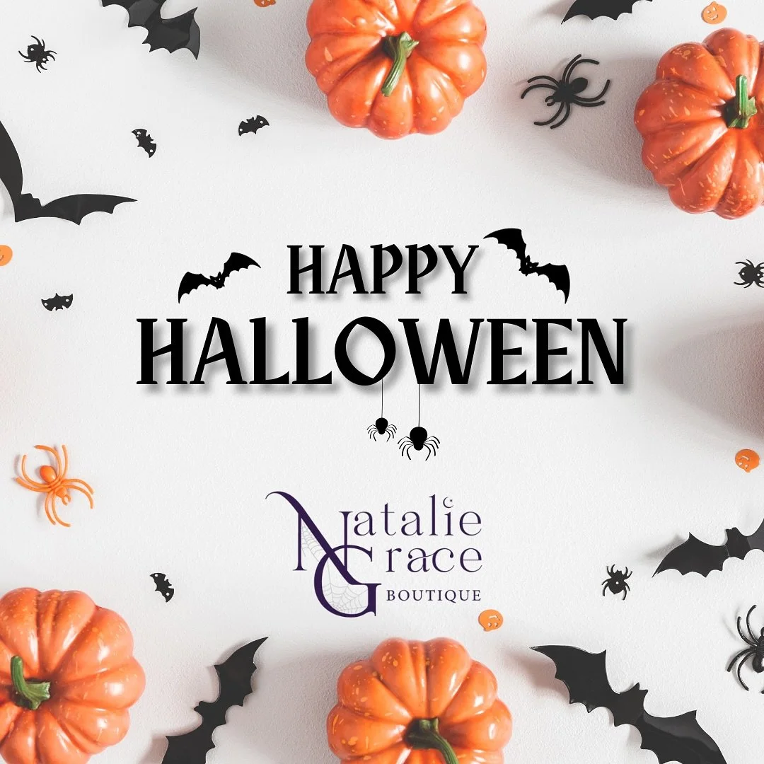 👻 Wishing You a Fashionably Spooky Halloween! 👻

Natalie Grace Boutique wishes you a safe and festive Halloween filled with styles, smiles and candy too. 🎃💀🐈&zwj;⬛🕸️