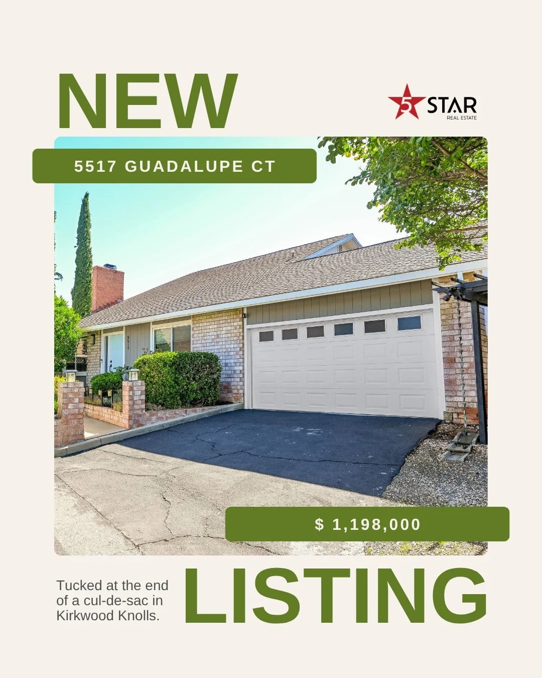 NEW in Kirkwood Knolls.

5517 𝑮𝒖𝒂𝒅𝒂𝒍𝒖𝒑𝒆 𝑪𝒕, 𝑪𝒐𝒏𝒄𝒐𝒓𝒅

Tucked at the end of a cul-de-sac, this one brings a lot to the table: 4 bedrooms, 3 baths, 2,041 sq ft, a private pool, detached pool house with full bath, and a long list of tho