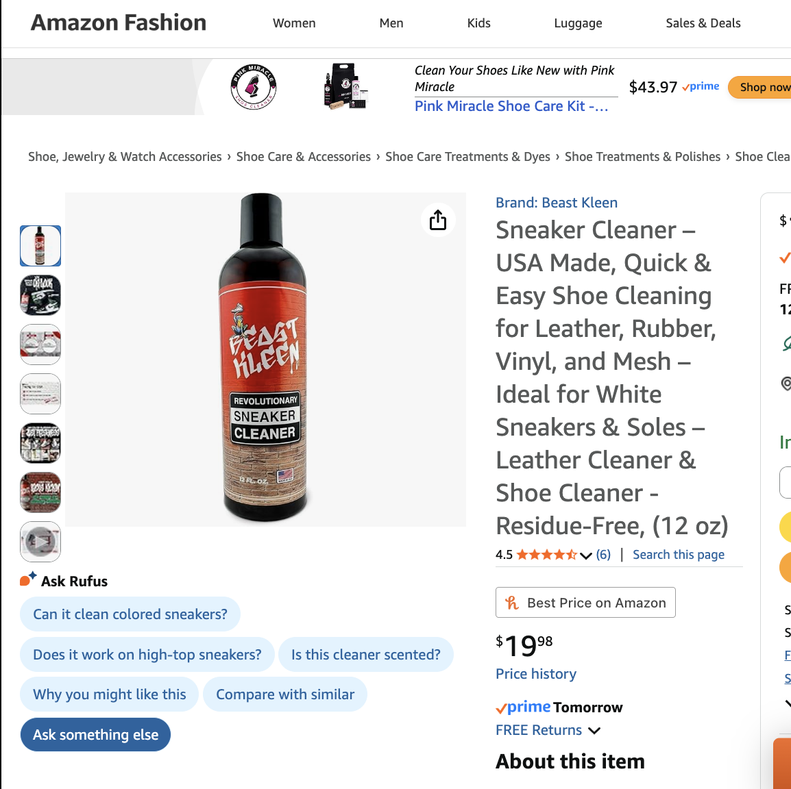 chrissy castriota's CPG amazon page revamp