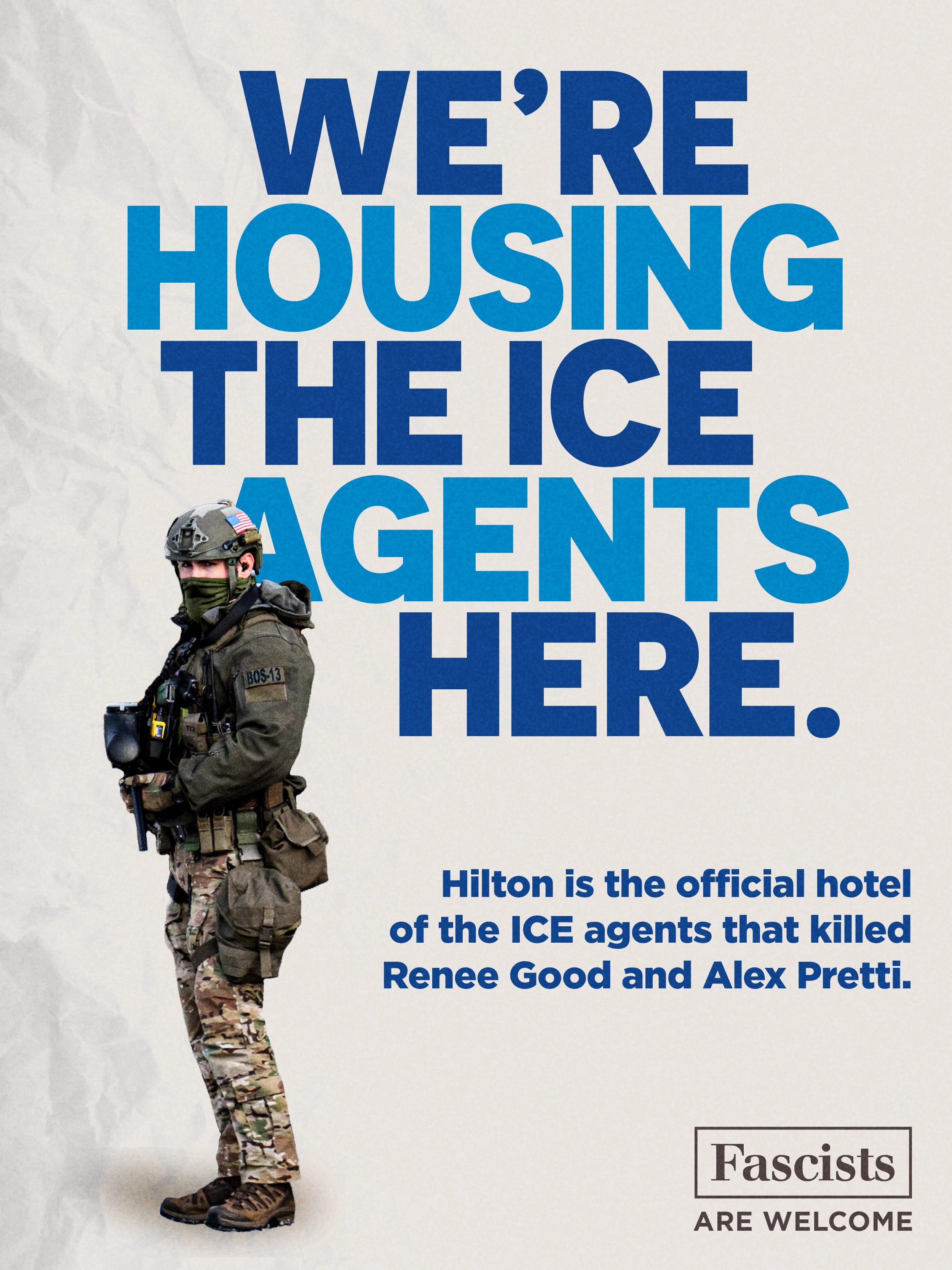 Hilton Houses Hate! HILTON LAX PROTEST! 