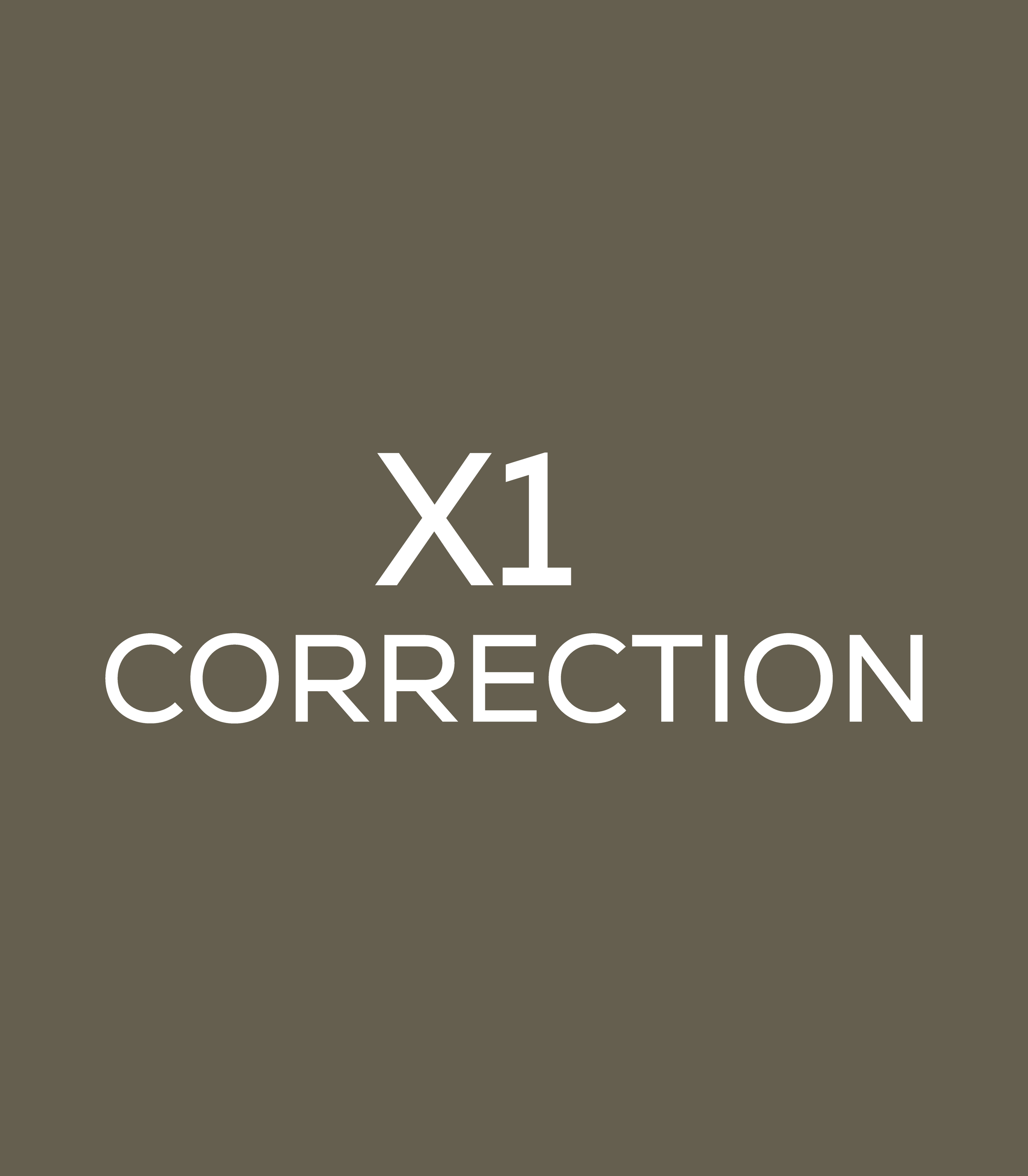 Extra Correction Per Existing Project