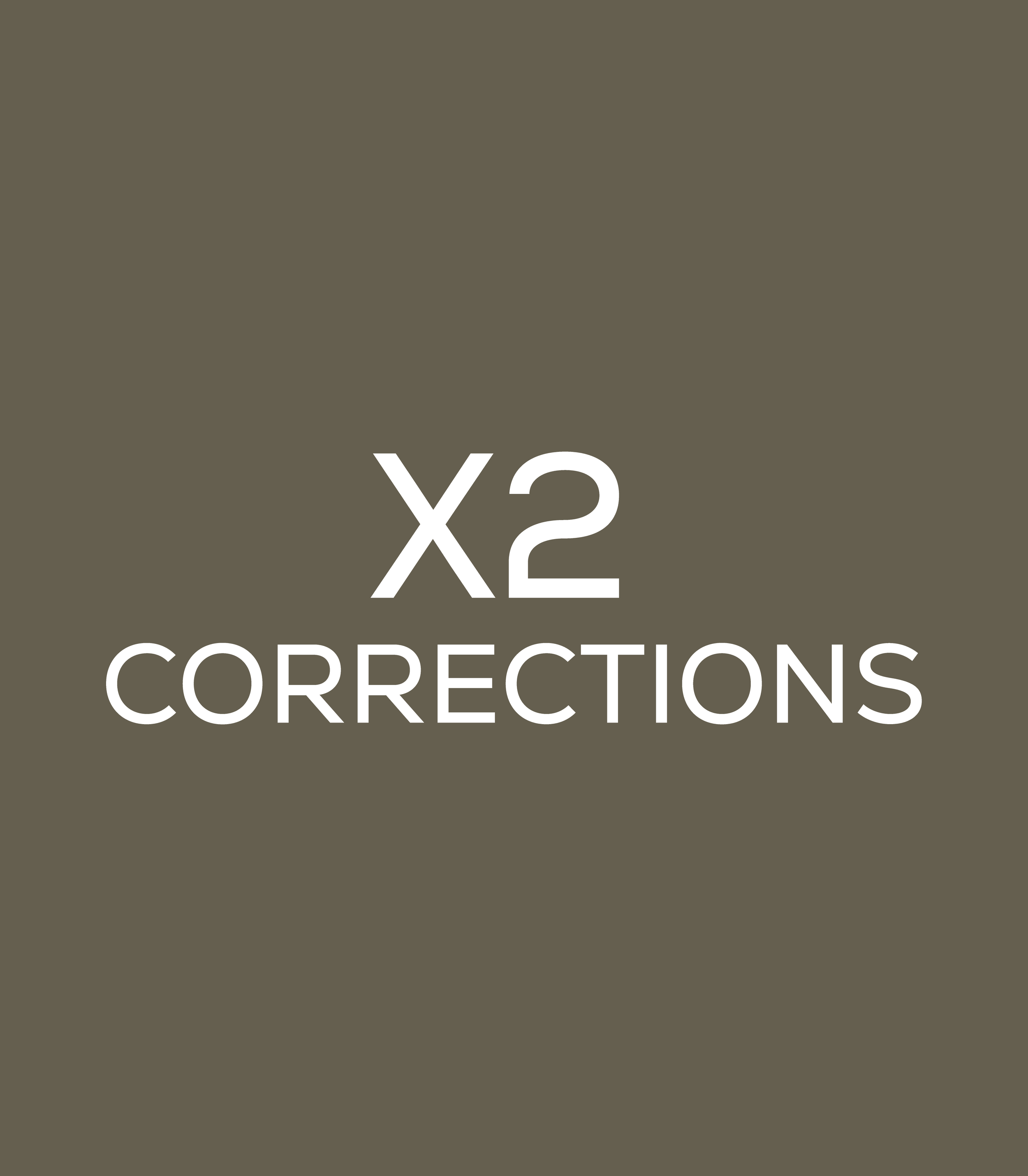 Set of Extra (2) Corrections per Existing Project