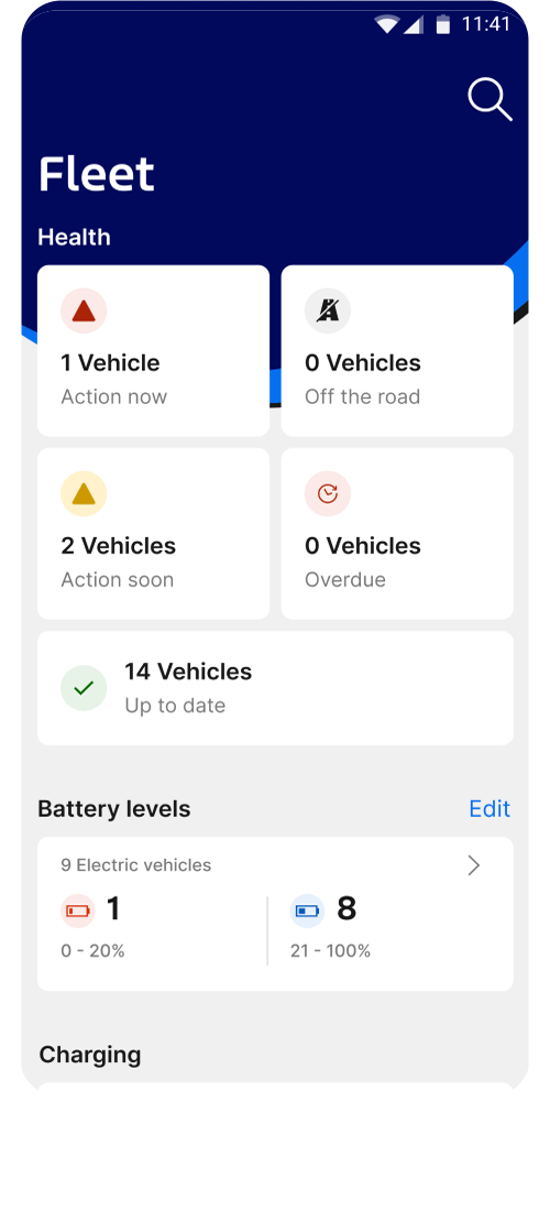 Fleet health overview