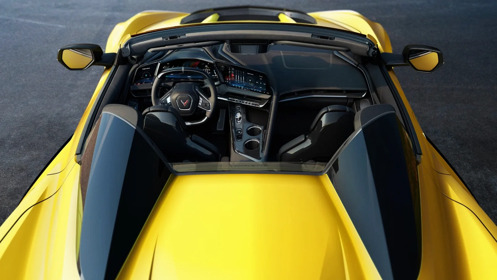 Corvette’s driver-centric cockpit experience