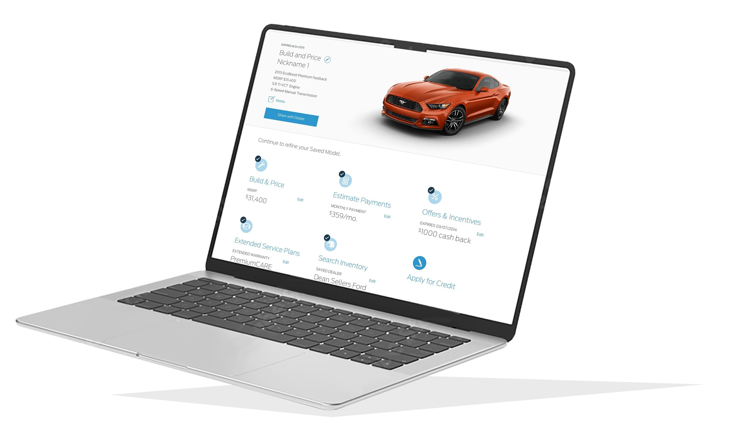 Buy vehicle online