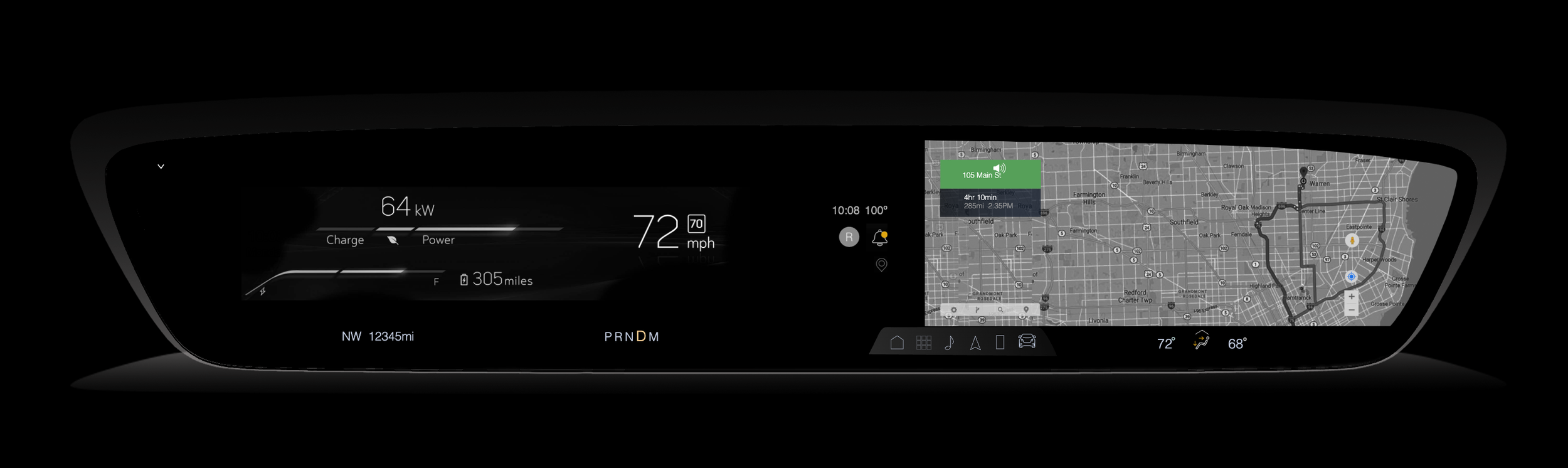 Buick Navigation Screen