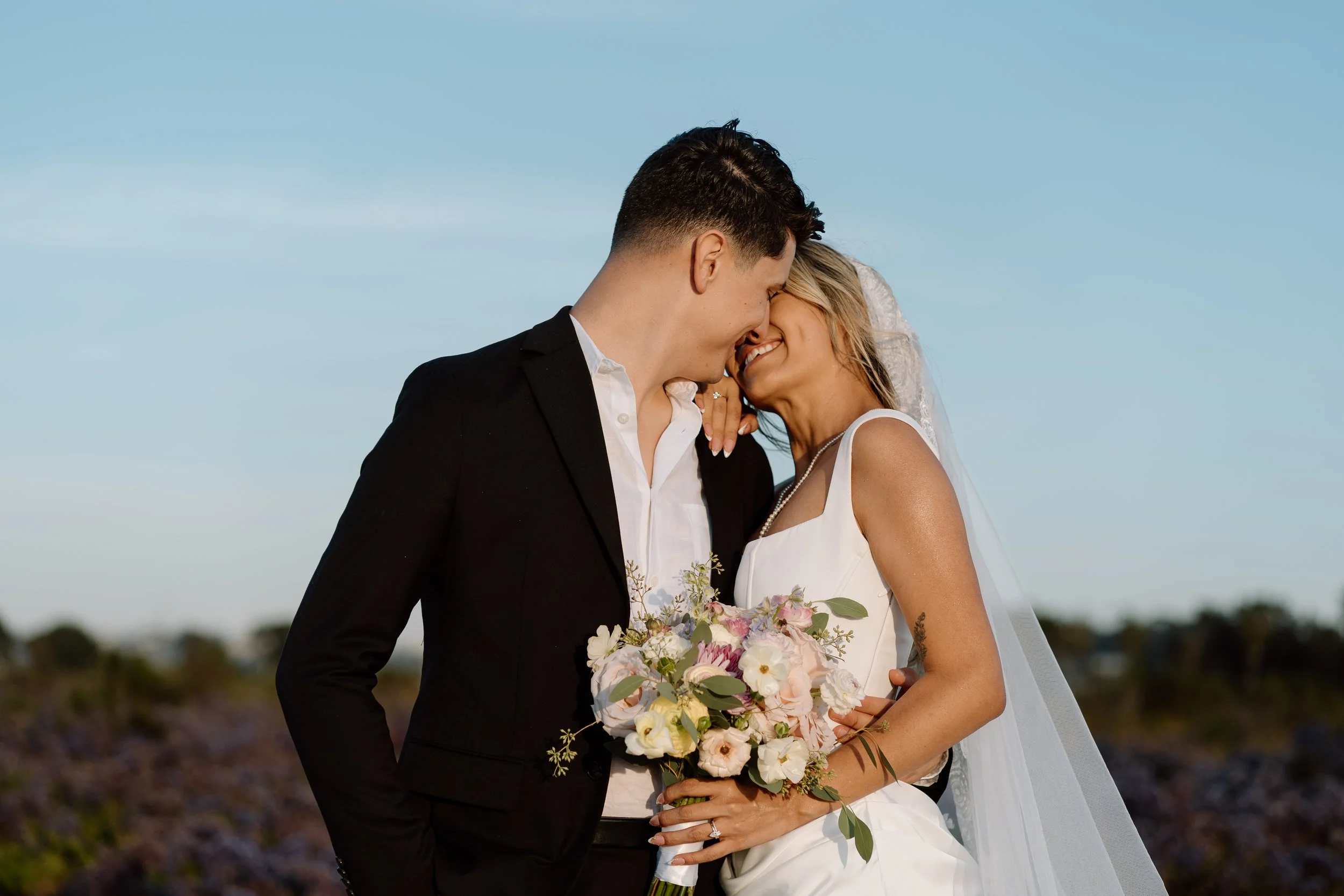 An Intimate Golden Hour Elopement at San Diego Bay