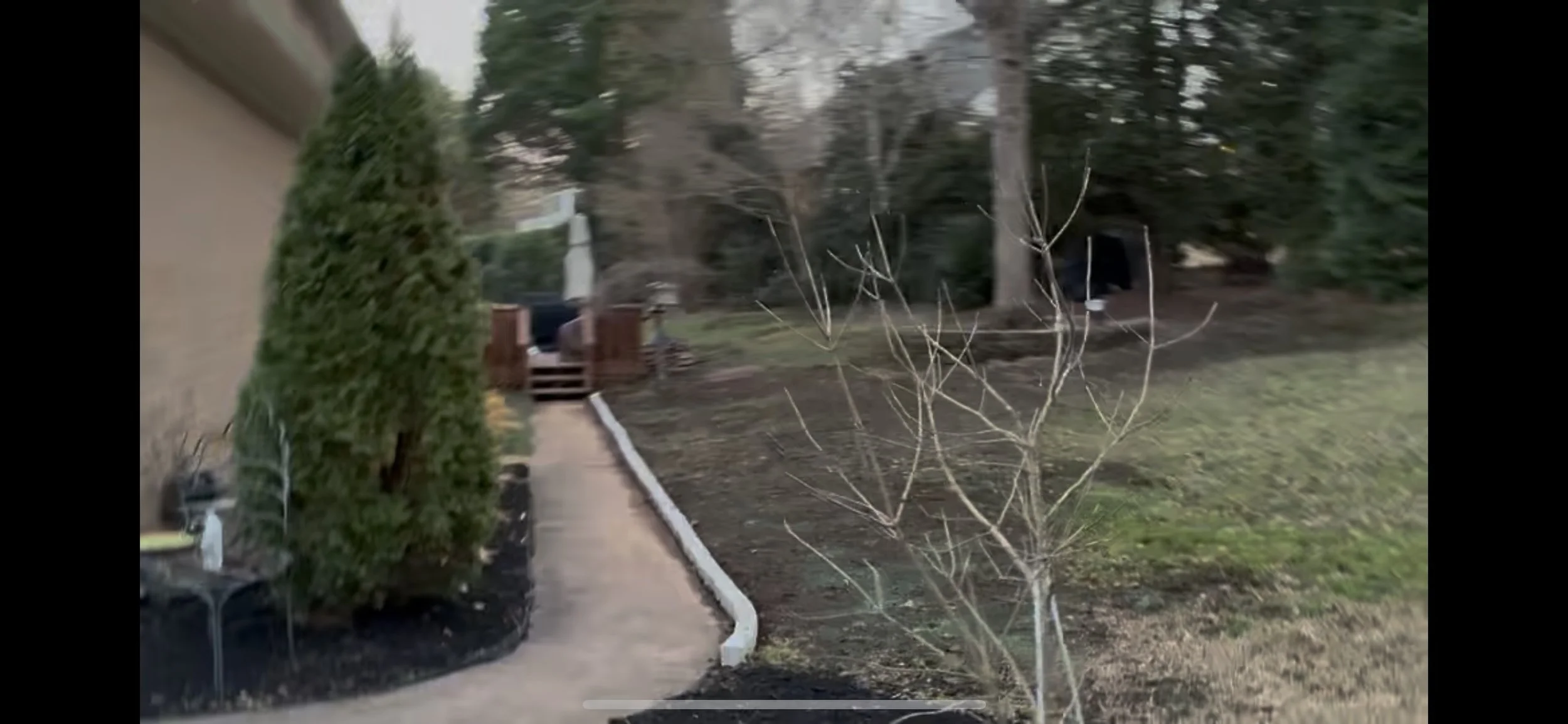 Laying soil and bricks