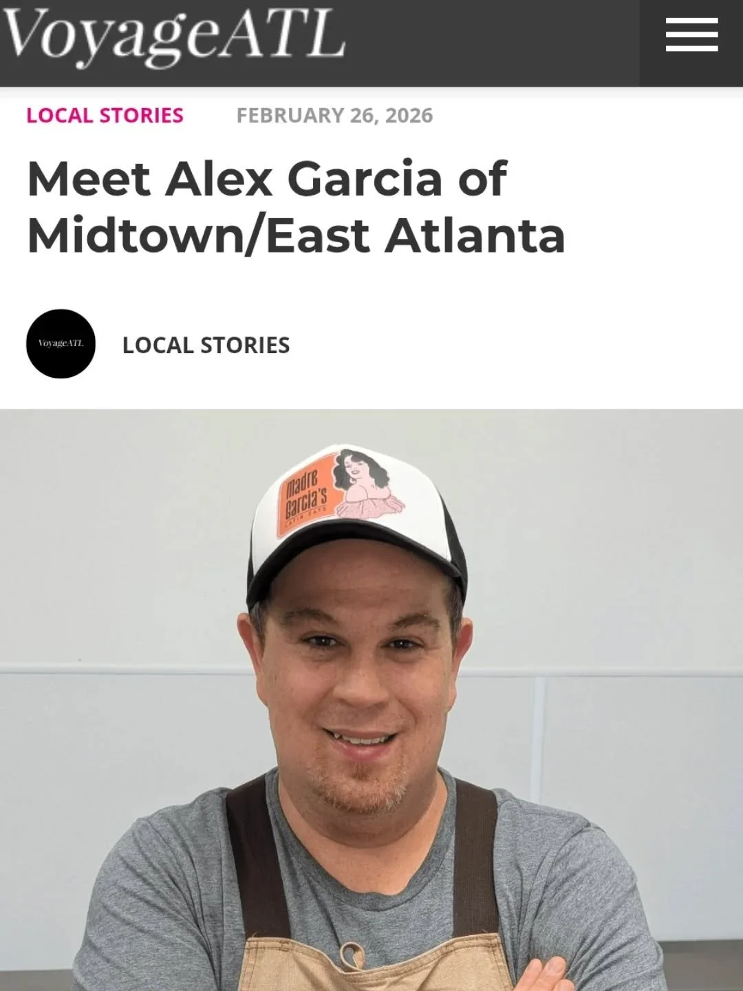 Honored to share a little more of the Madre Garcia&rsquo;s story.

Thank you to David Tan @voyageatl for the interview and for highlighting my journey.

If you&rsquo;ve ever wondered how this whole thing started, the full interview is live now.

Clic